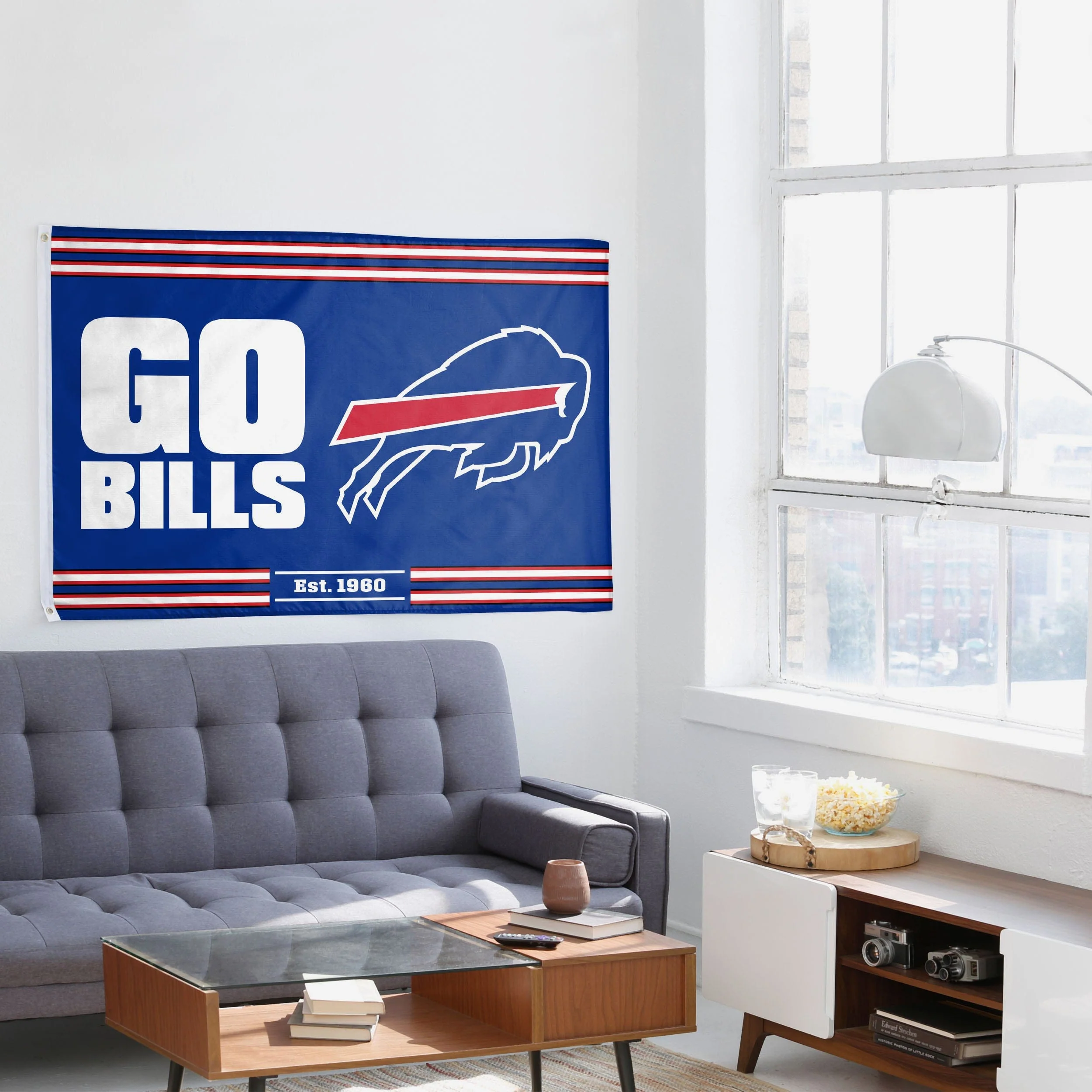 Buffalo Bills Horizontal Slogan Flag - Image 4
