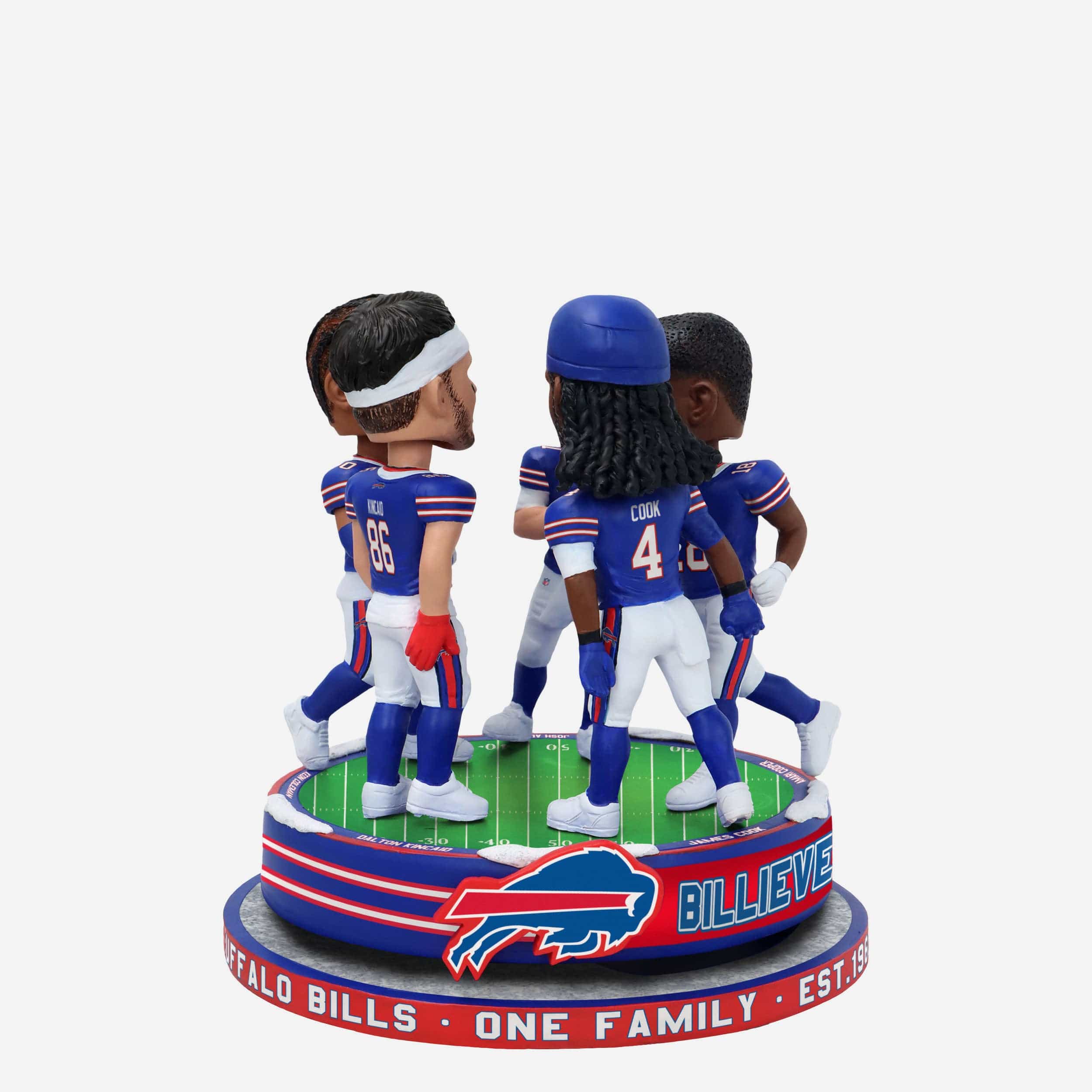 Buffalo Bills Huddle Spinner Mini Bobblehead Scene