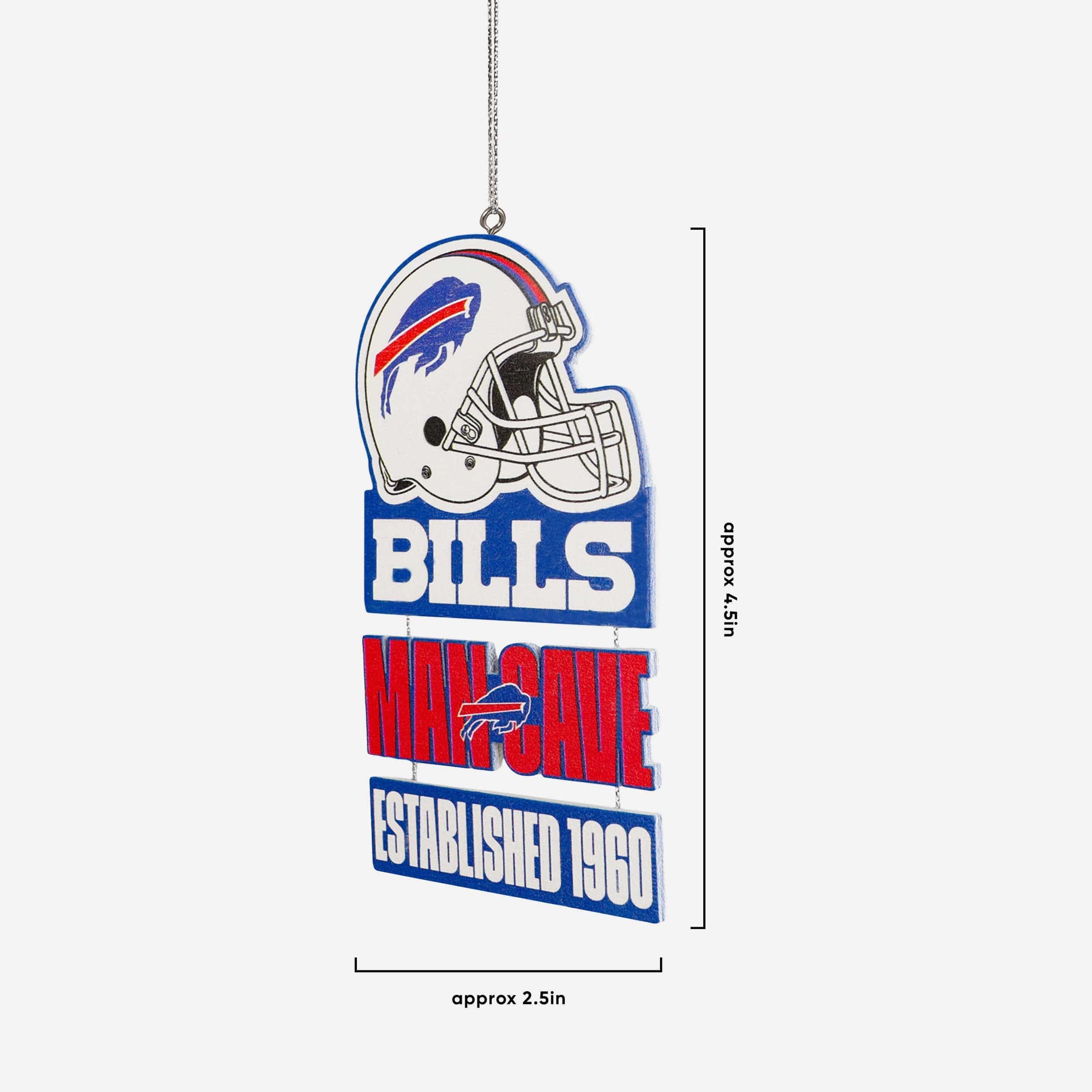 Buffalo Bills Mancave Sign Ornament - Image 2