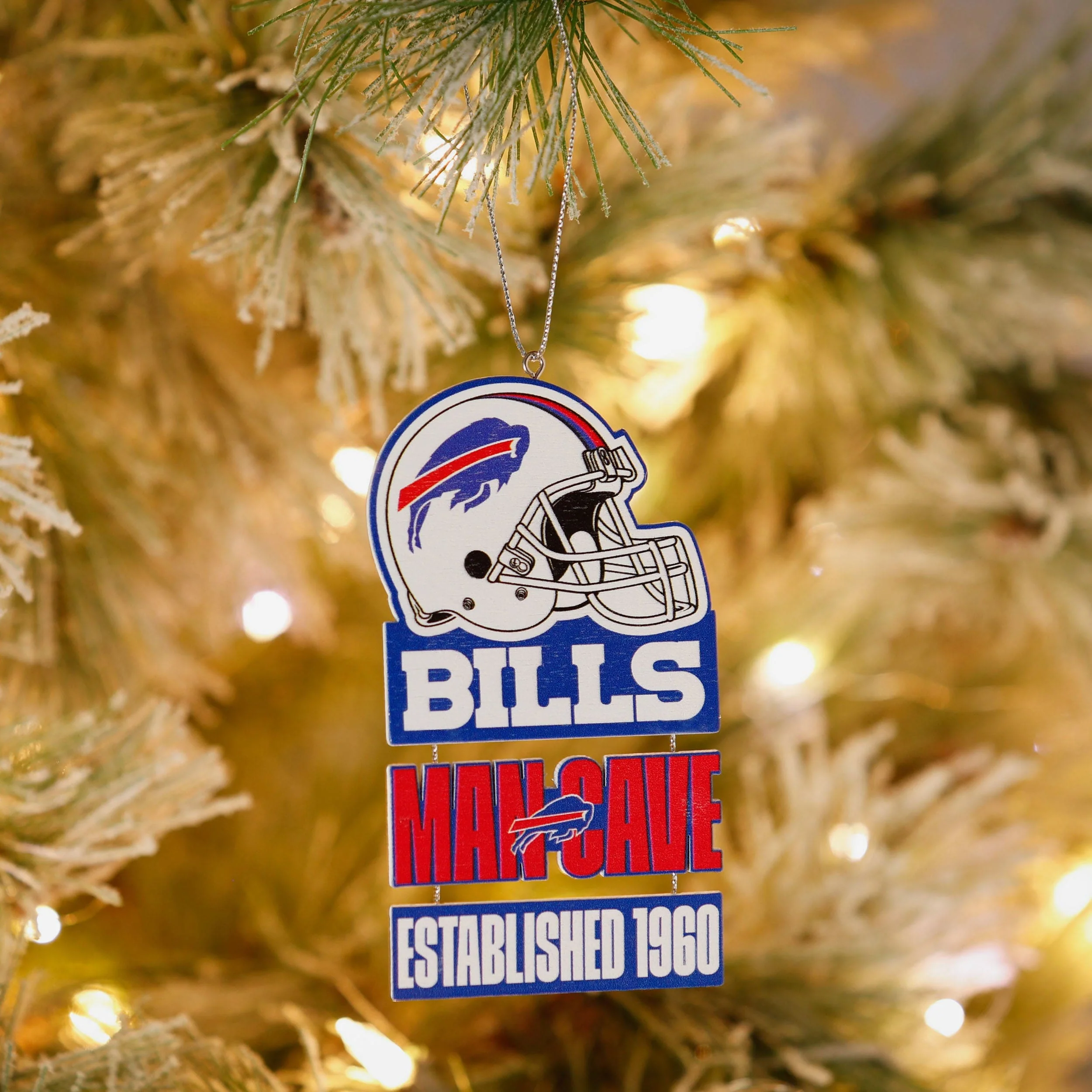 Buffalo Bills Mancave Sign Ornament - Image 3