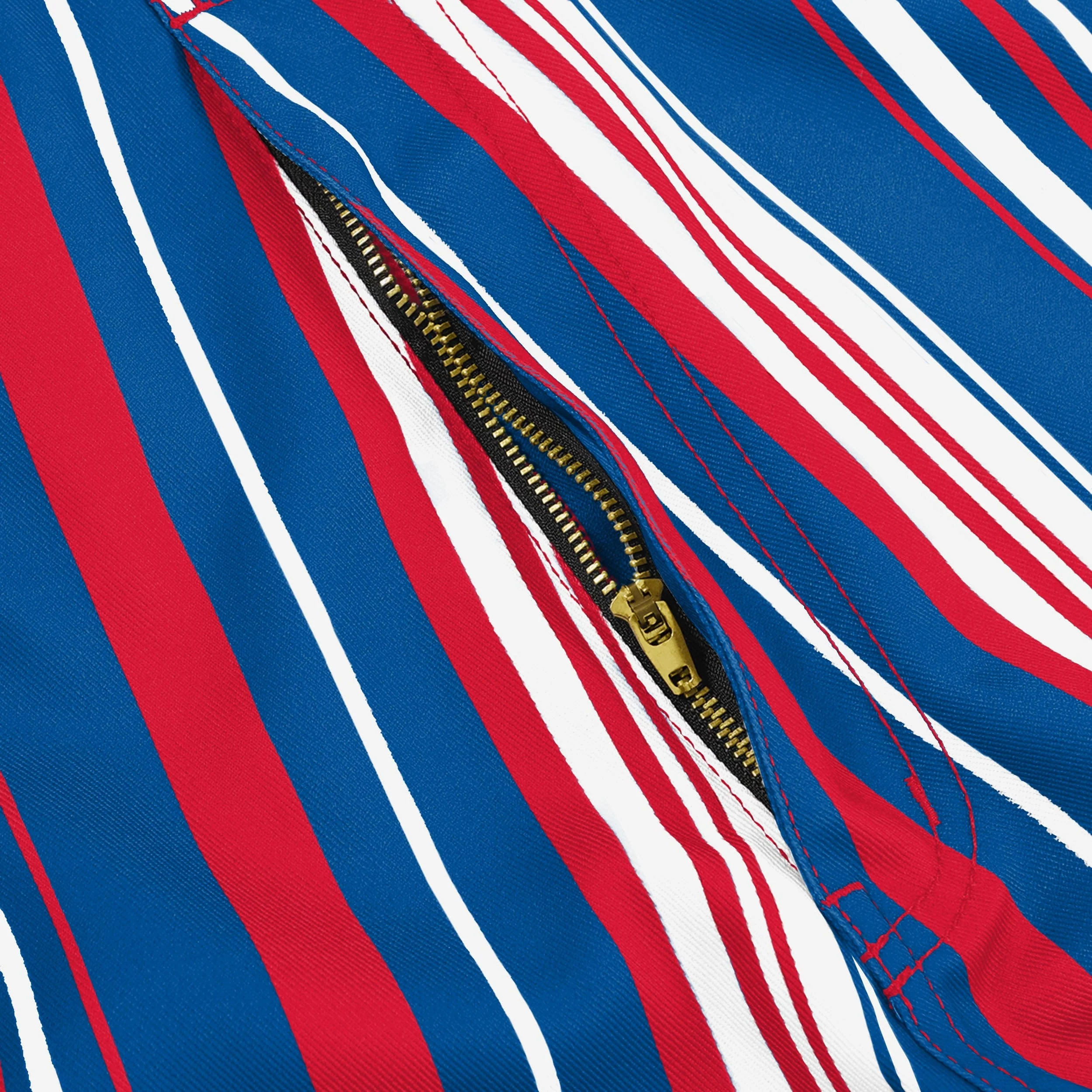 Buffalo Bills Mens Hyper Stripe Bib Overalls - Image 6