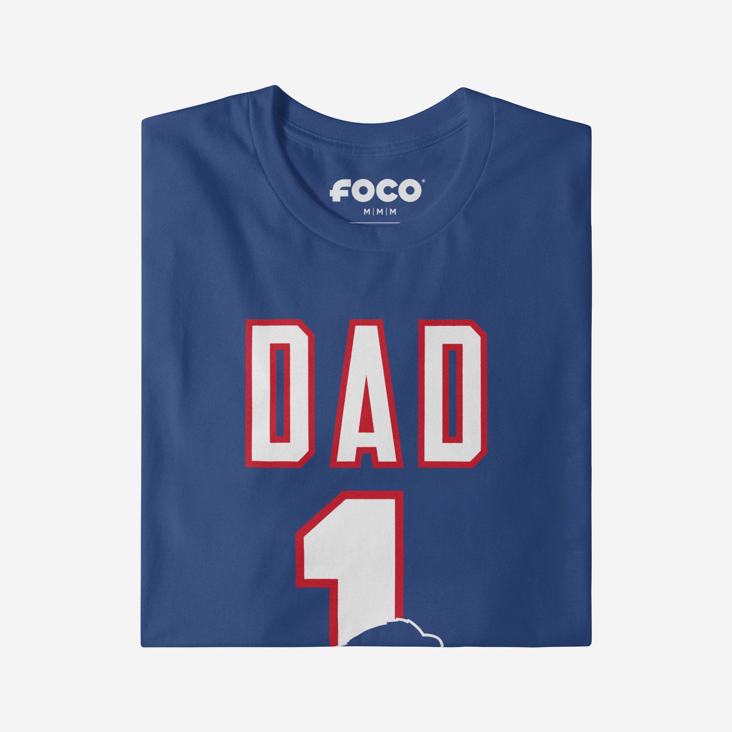 Buffalo Bills Number 1 Dad T-Shirt - Image 4