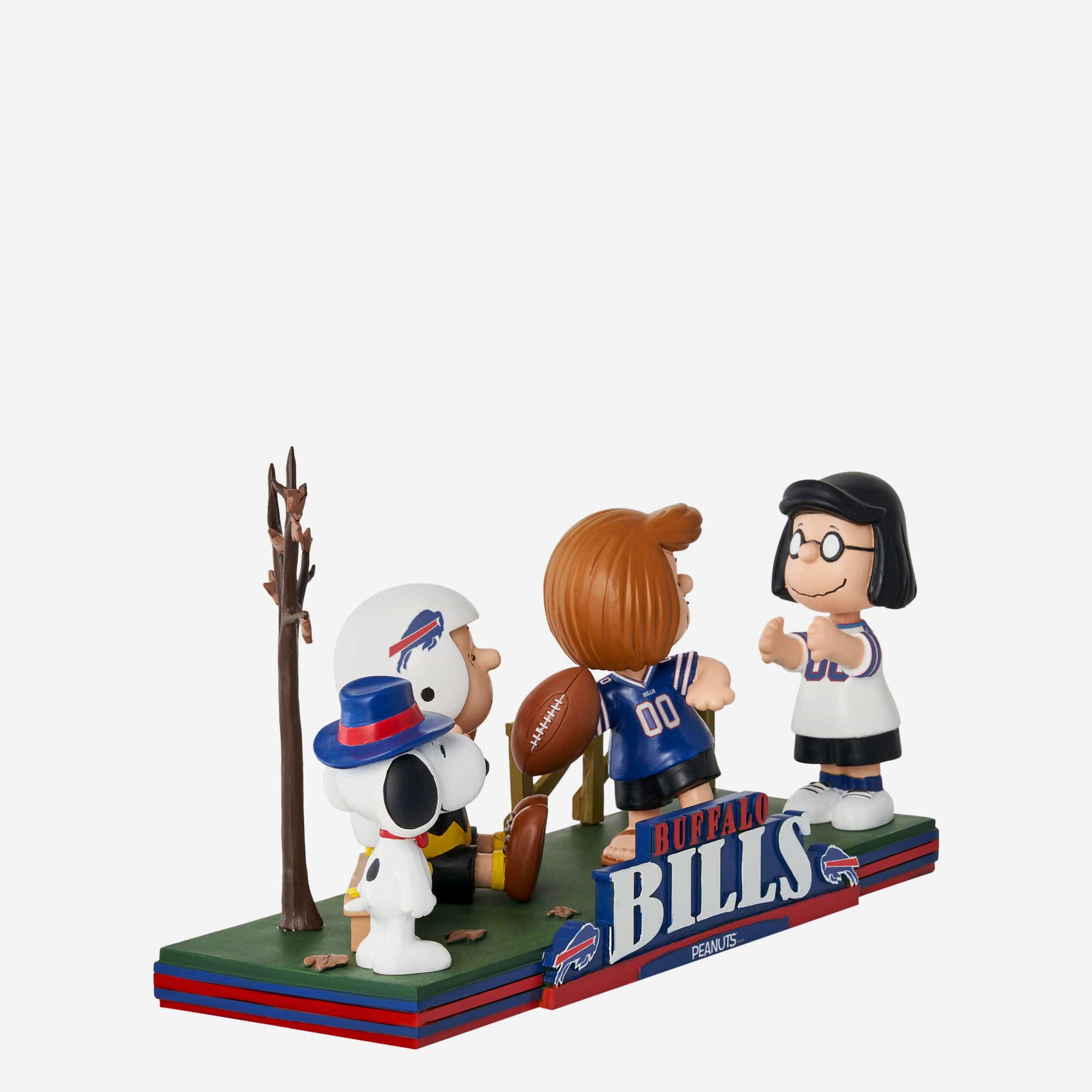 Buffalo Bills Peanuts Gang Mini Bobblehead Scene - Image 7