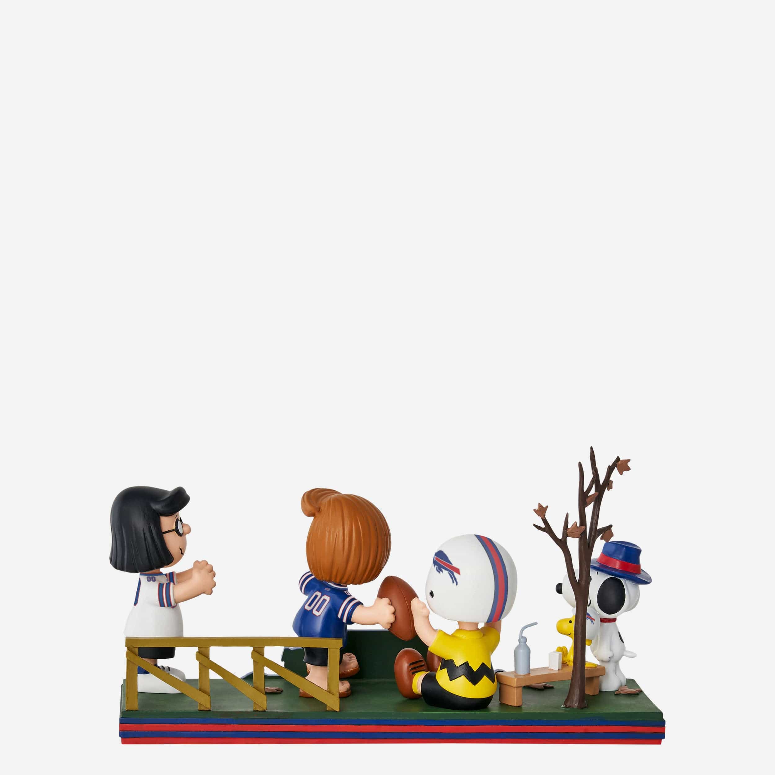 Buffalo Bills Peanuts Gang Mini Bobblehead Scene - Image 8
