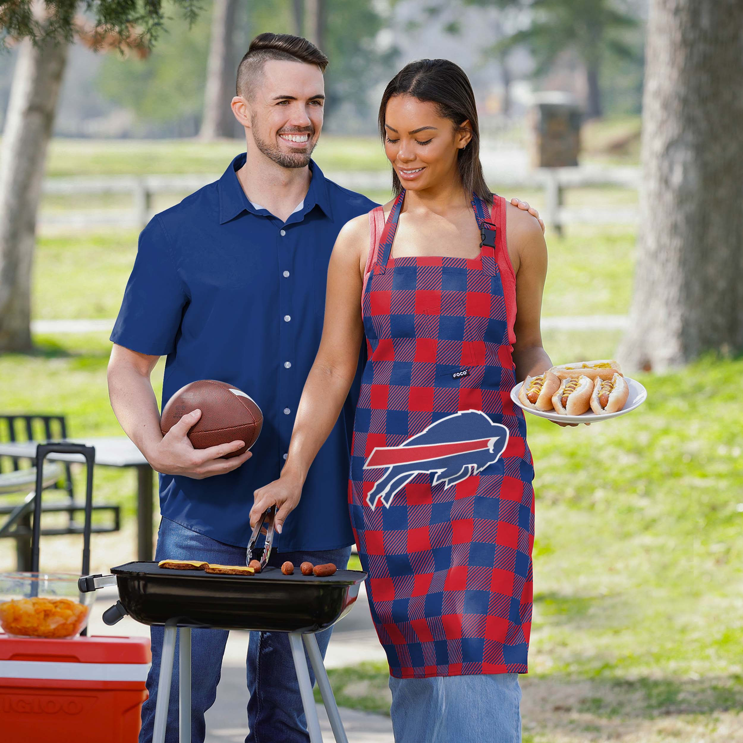 Buffalo Bills Plaid Apron - Image 5