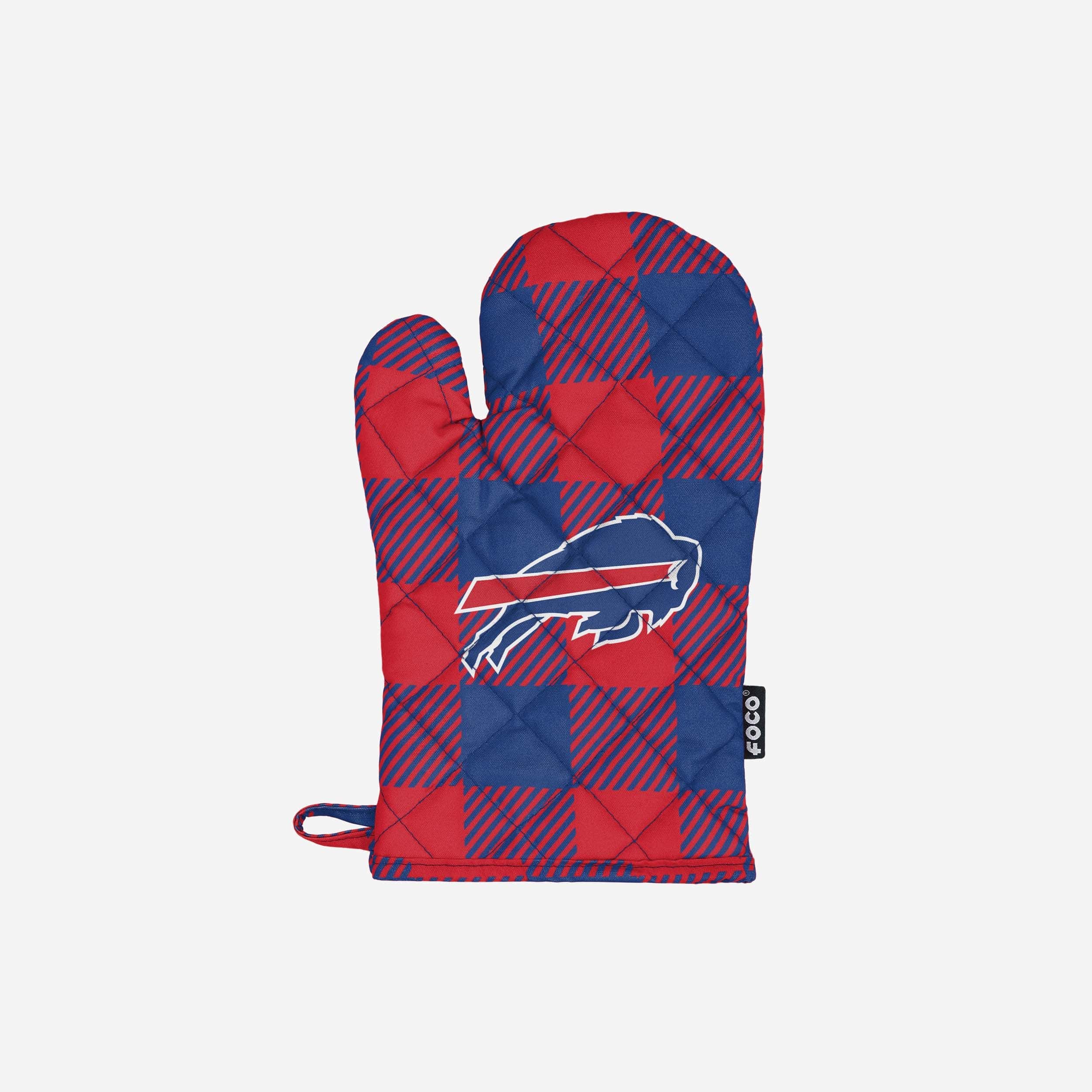 Buffalo Bills Plaid Oven Mitt