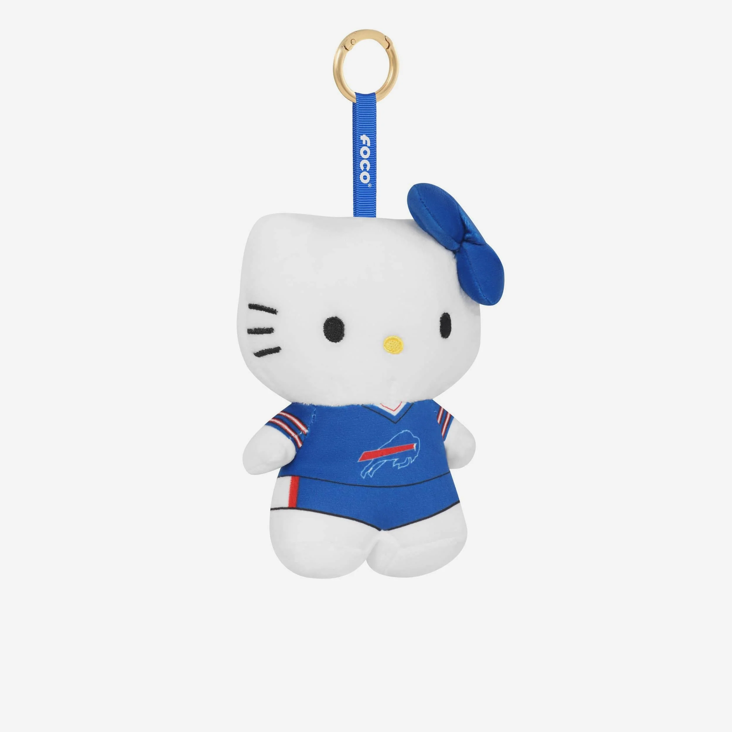 Buffalo Bills Plush Hello Kitty® Bag Charm Keychain - Image 3