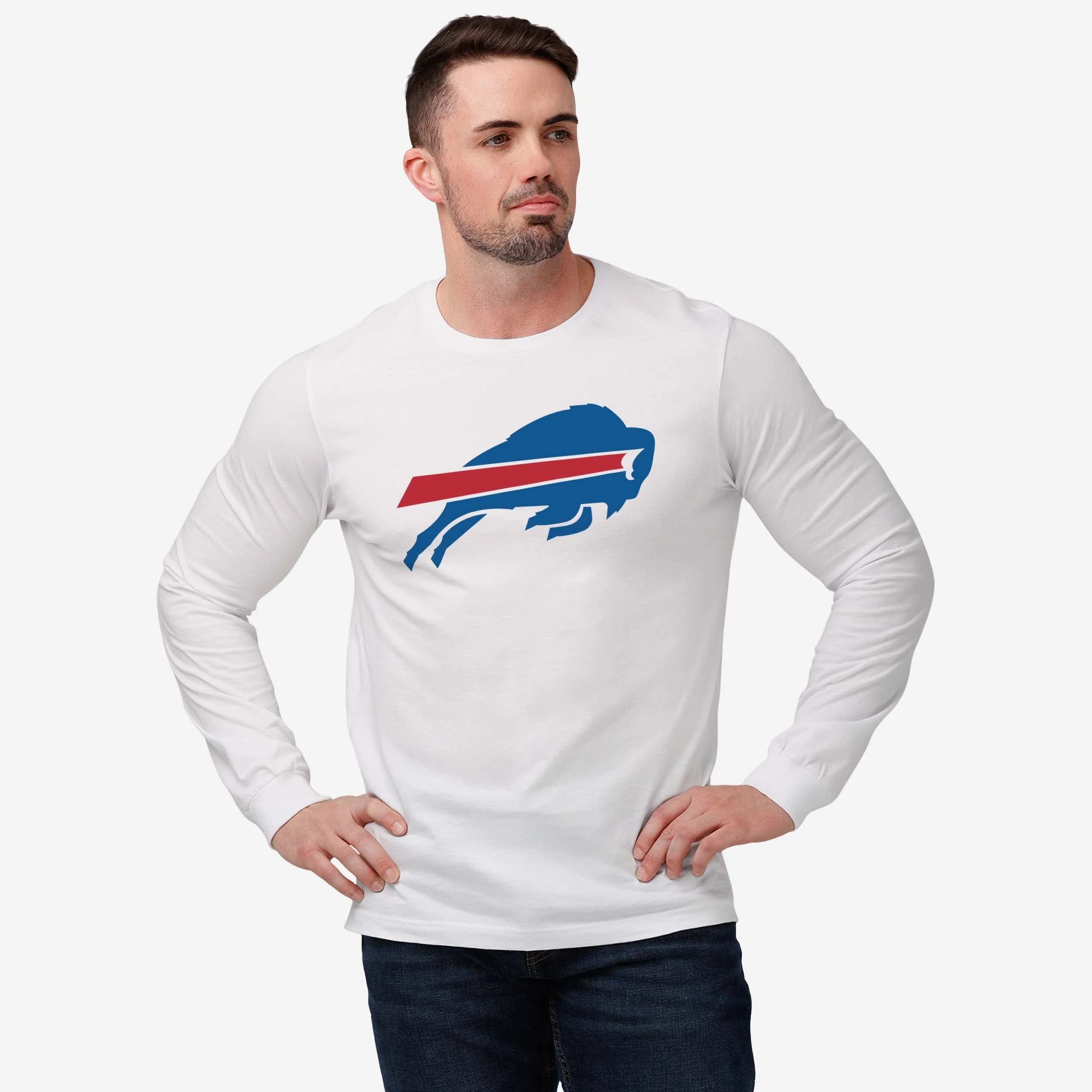 Buffalo Bills Primary Logo Long Sleeve T-Shirt - Image 16