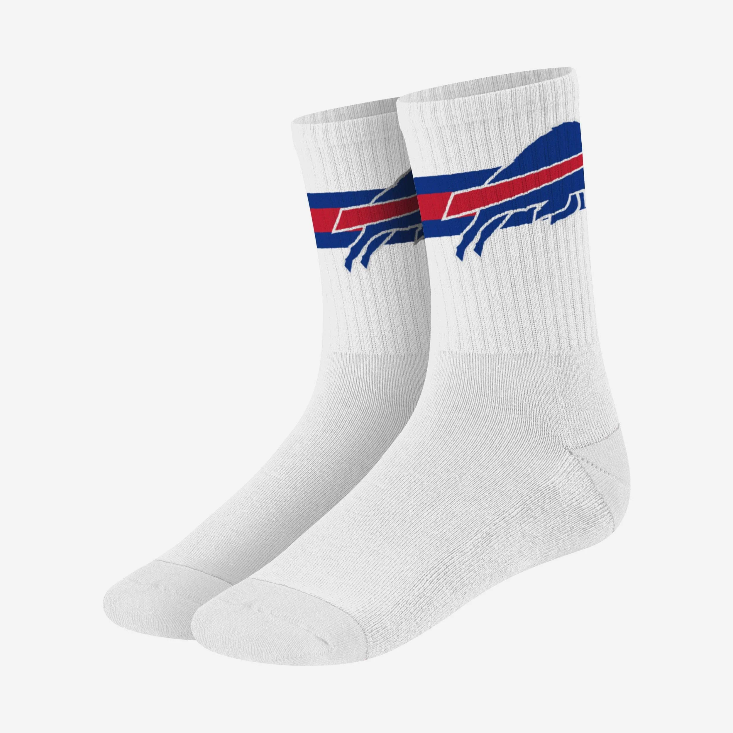 Buffalo Bills Primary Logo White Socks - Image 3