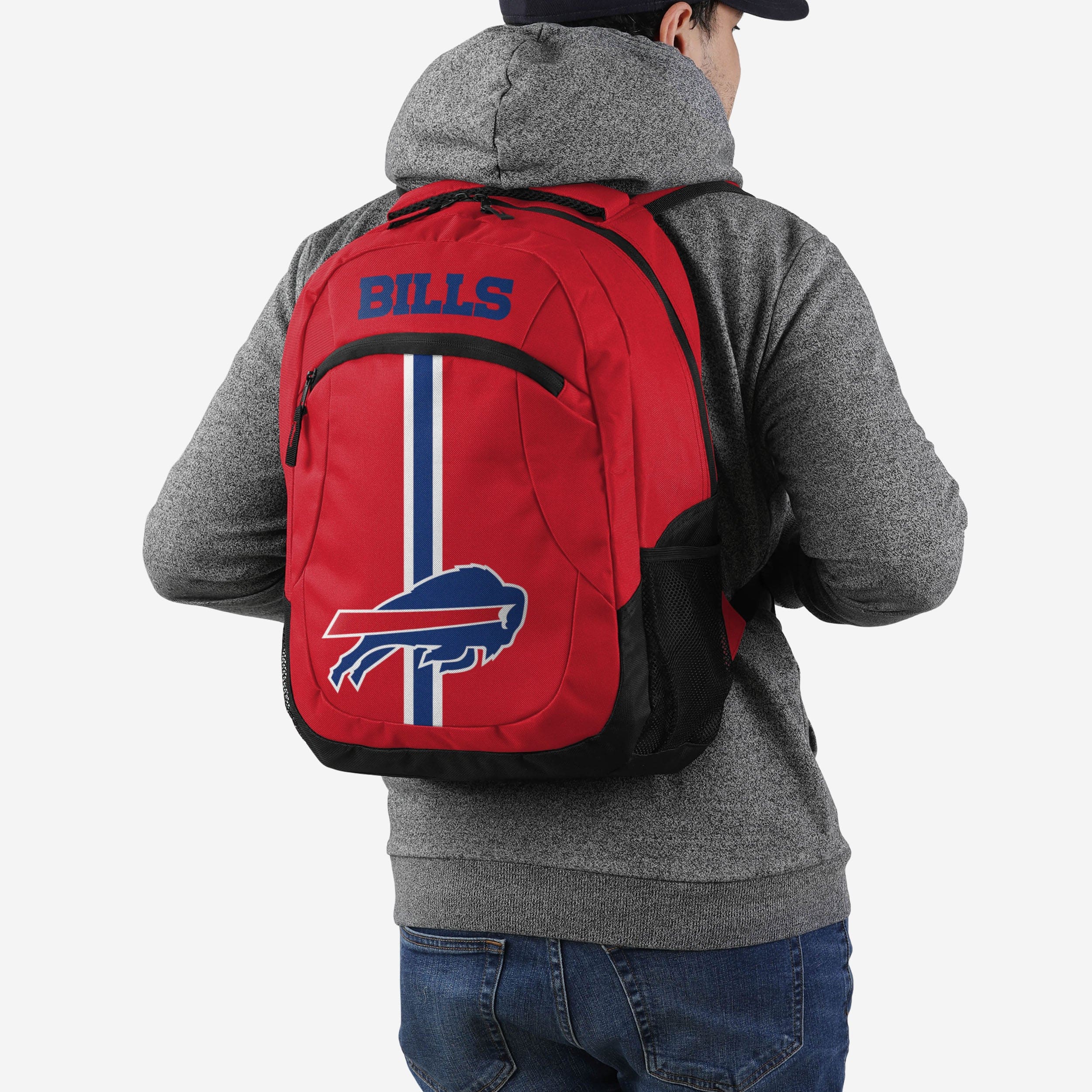 Buffalo Bills Red Alternate Color Action Backpack - Image 5