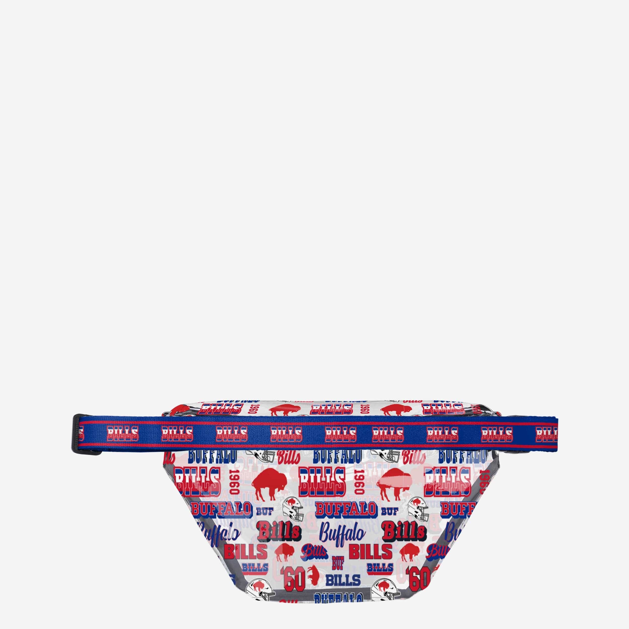 Buffalo Bills Repeat Retro Print Clear Fanny Pack - Image 3