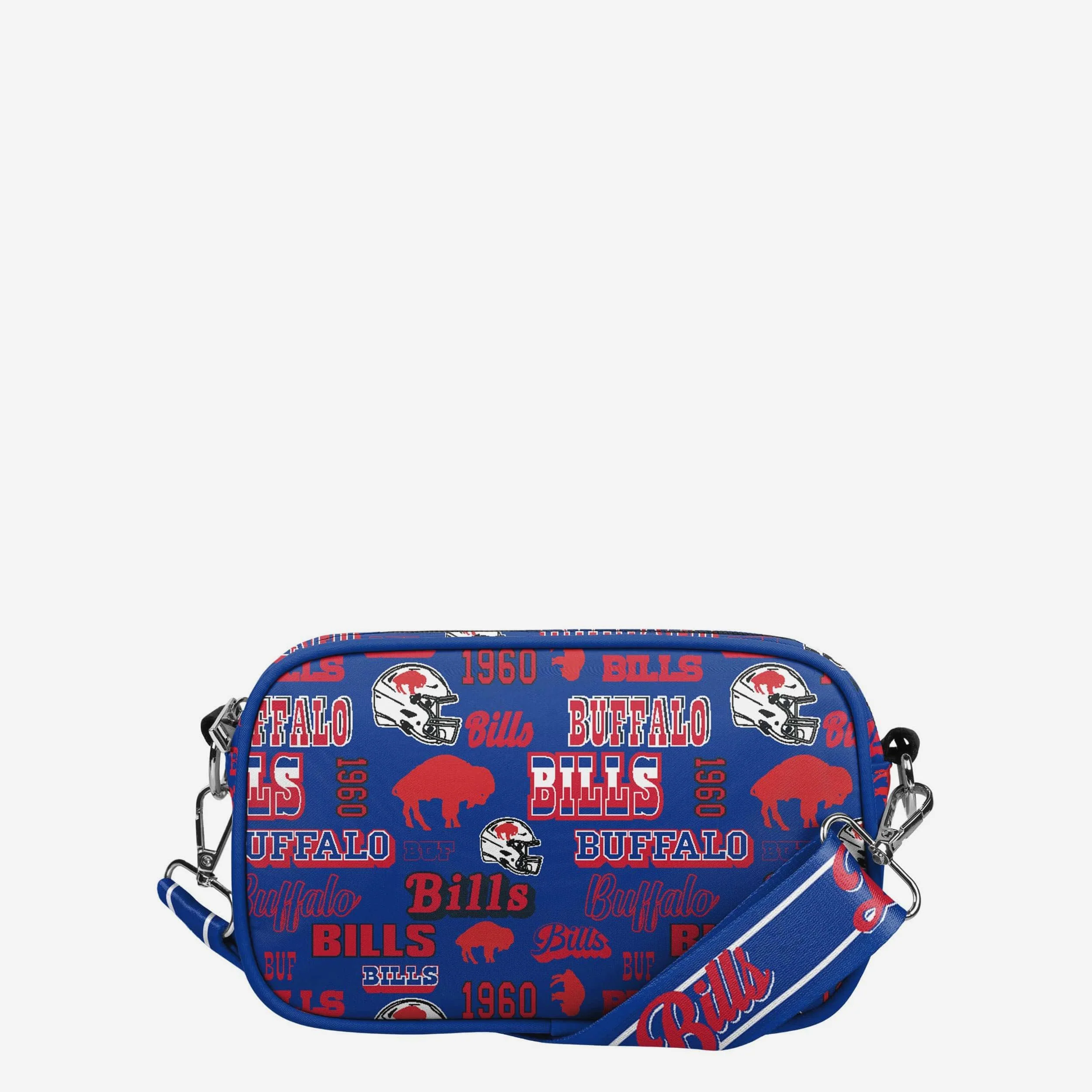 Buffalo Bills Repeat Retro Print Nylon Crossbody Bag