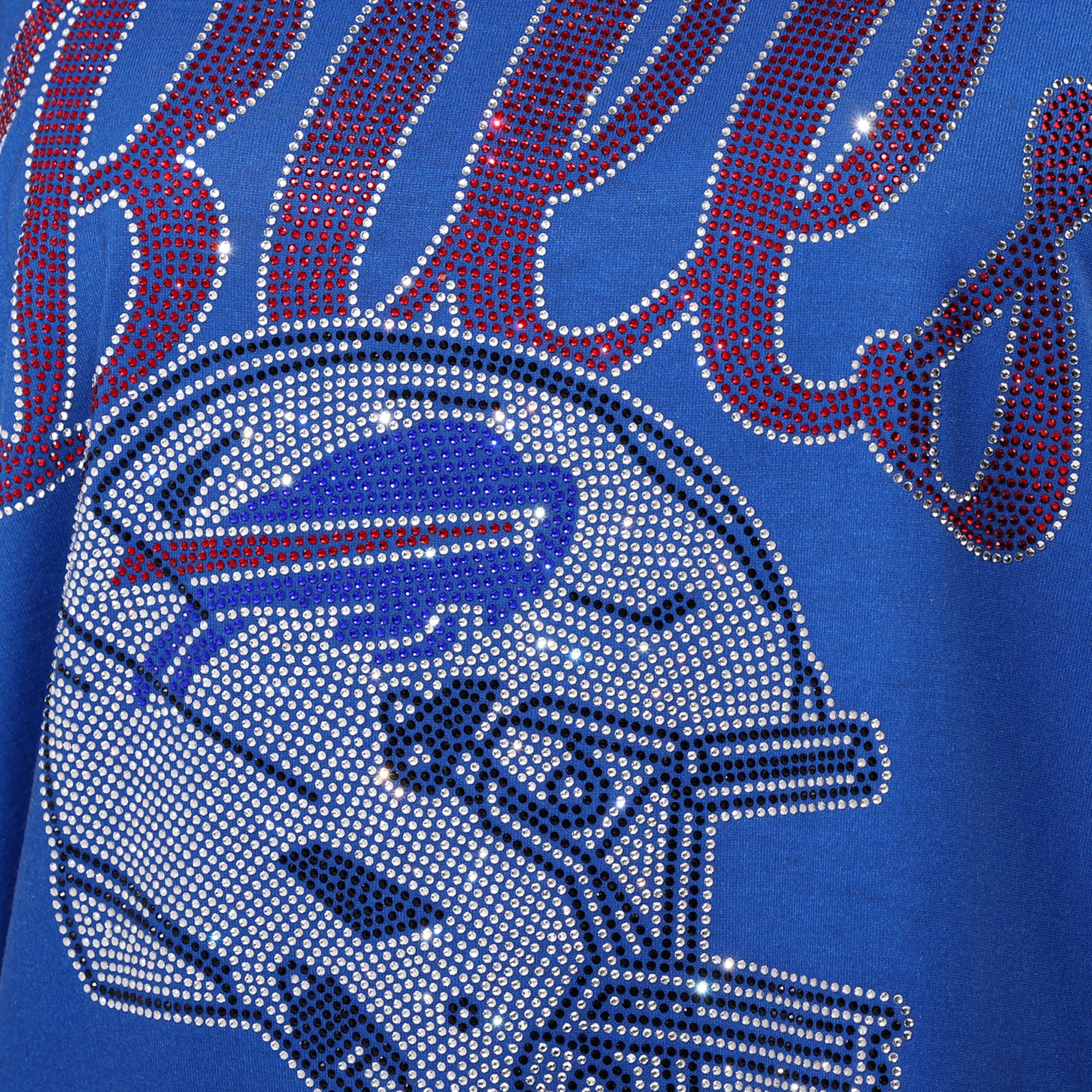 Buffalo Bills Rhinestone Raglan T-Shirt - Image 2