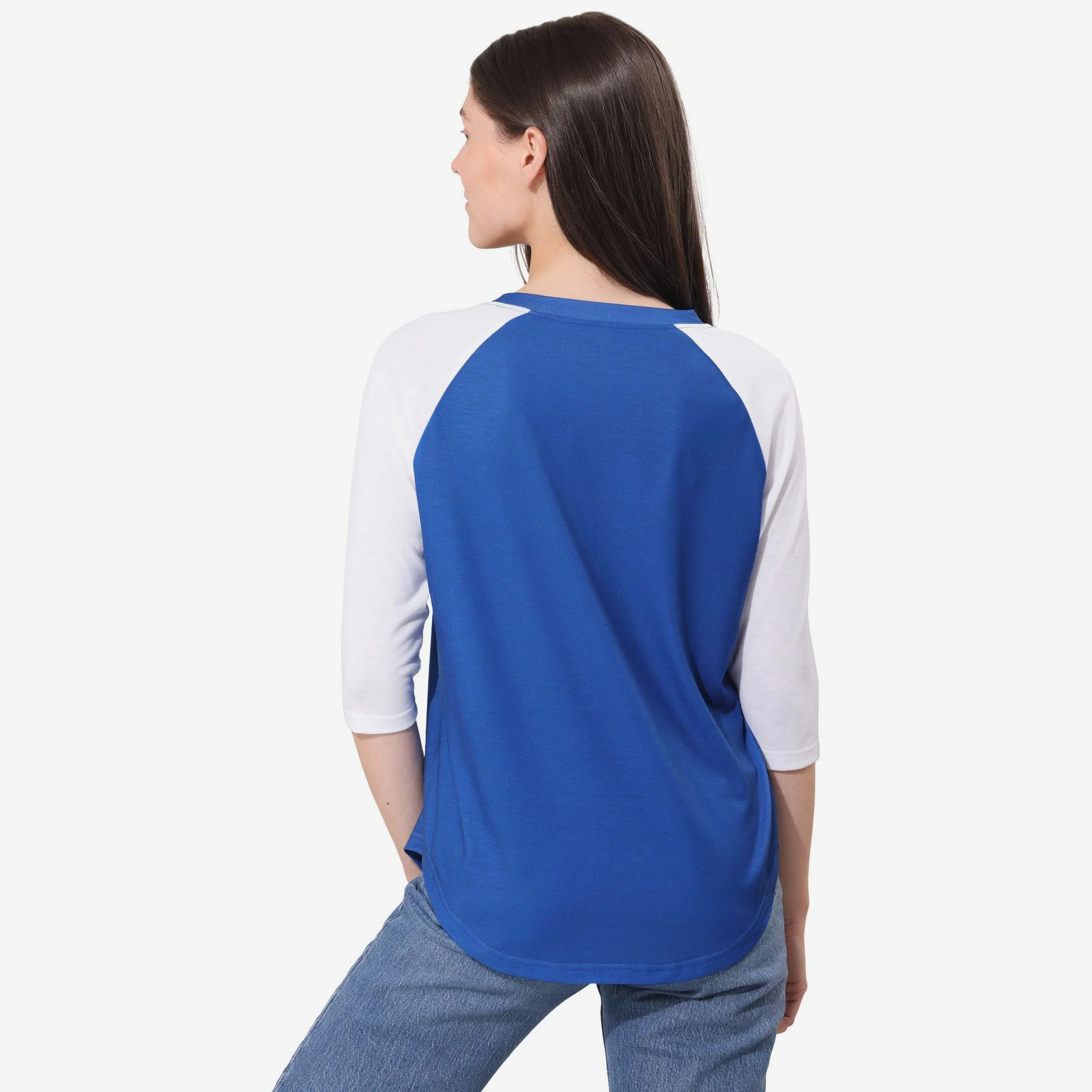 Buffalo Bills Rhinestone Raglan T-Shirt - Image 3