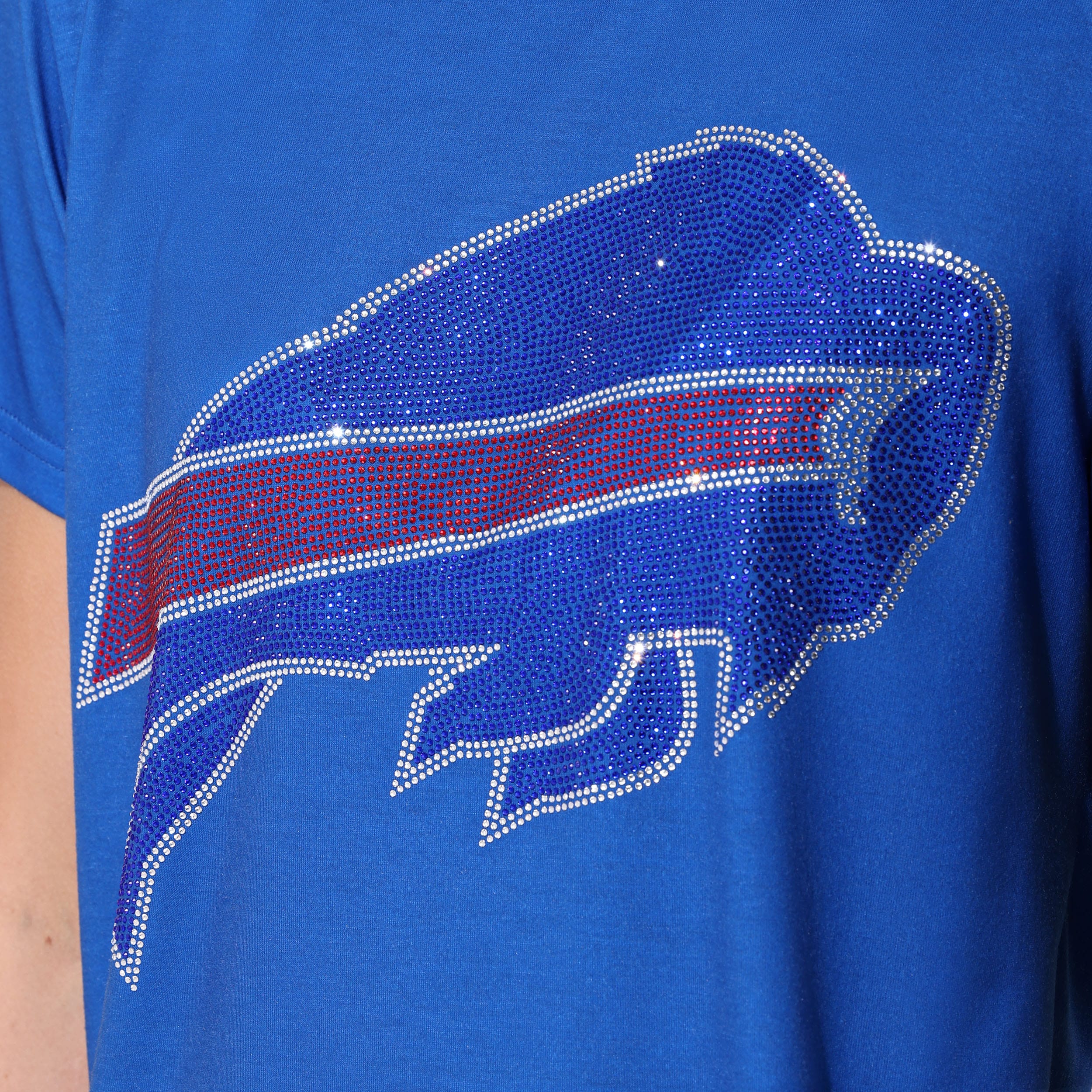 Buffalo Bills Rhinestone Tunic Top - Image 2