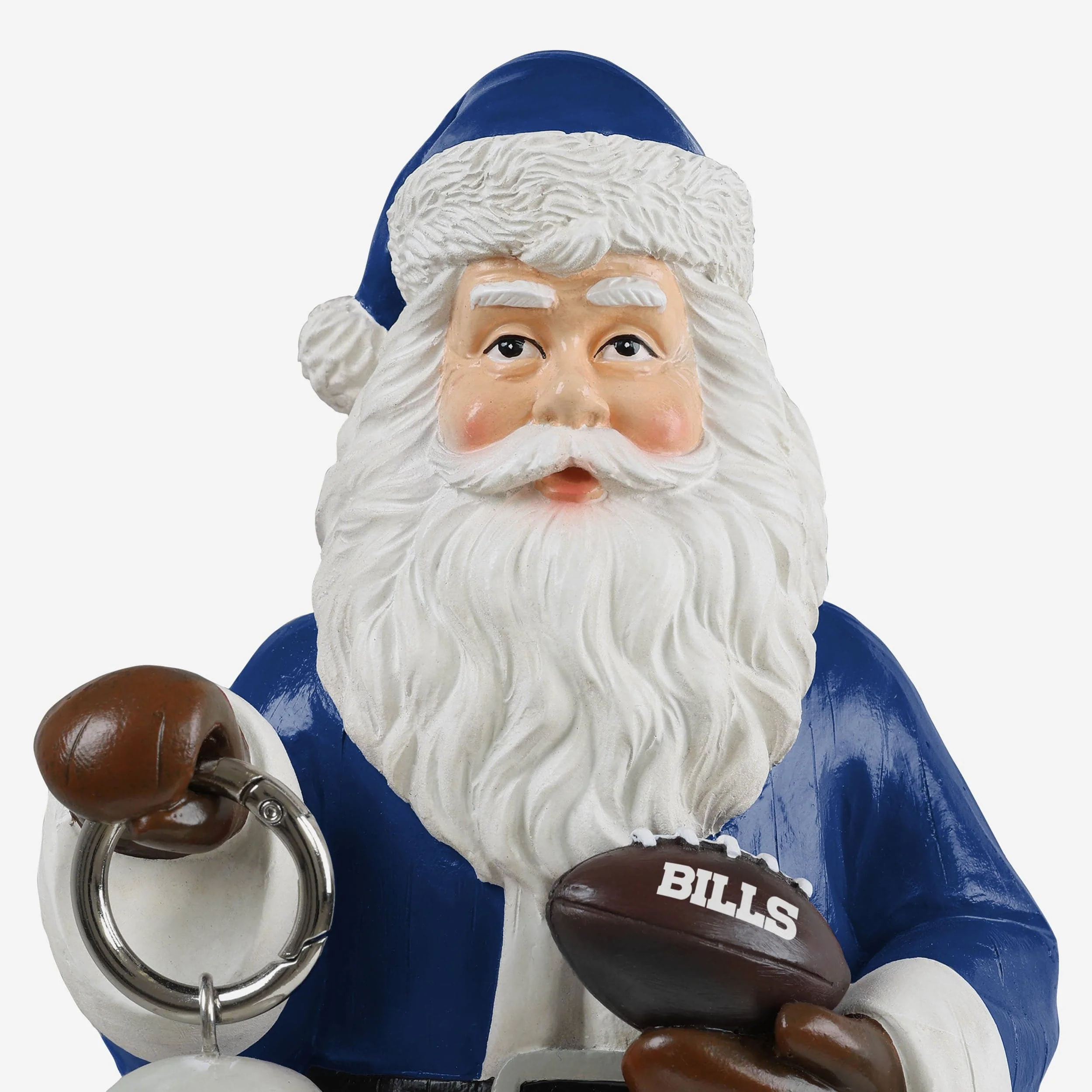 Buffalo Bills Santa Figure With Light Up Lantern - Image 4