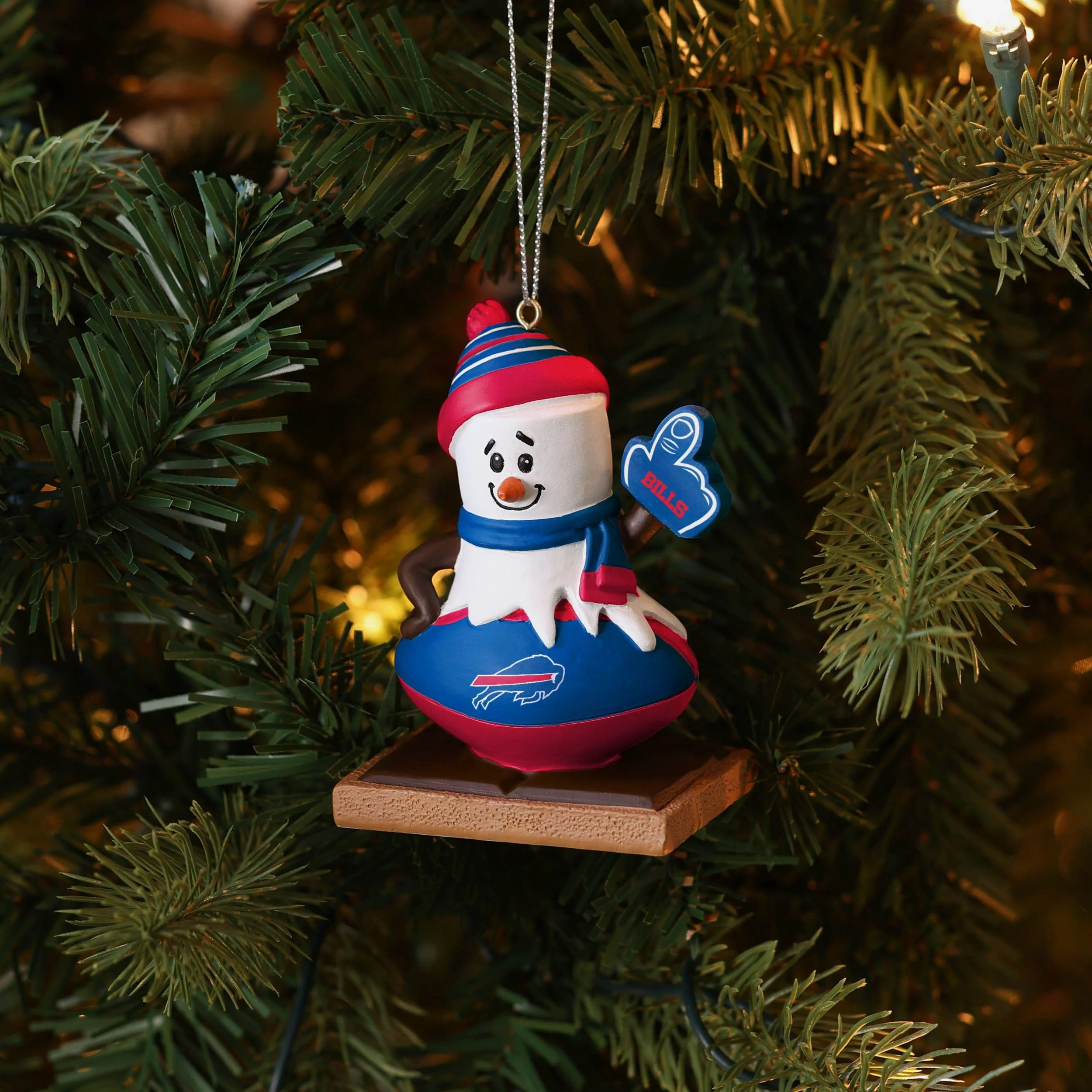 Buffalo Bills Smore On Ball Ornament - Image 4