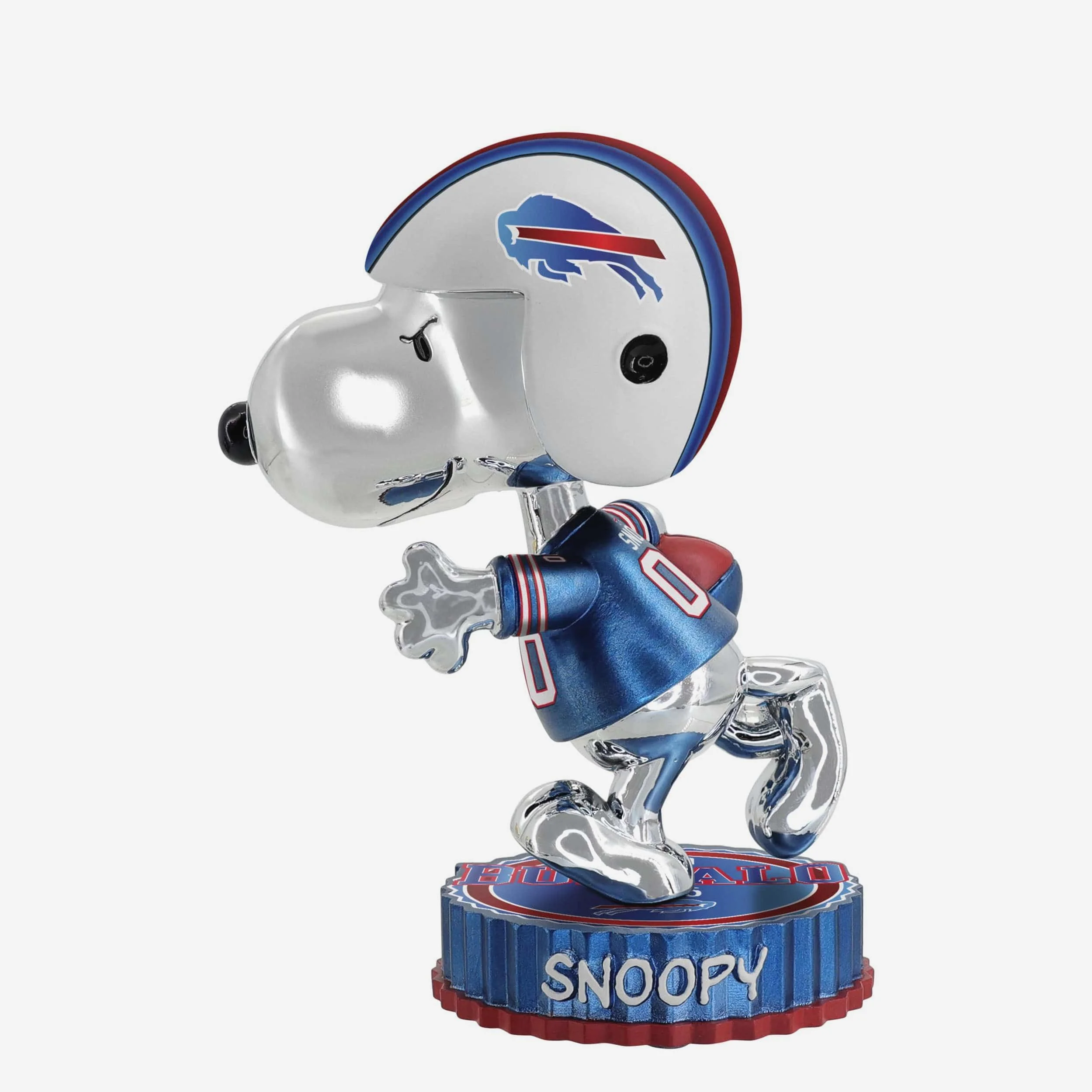 Buffalo Bills Snoopy Peanuts Electroplated Medium Bighead Bobblehead