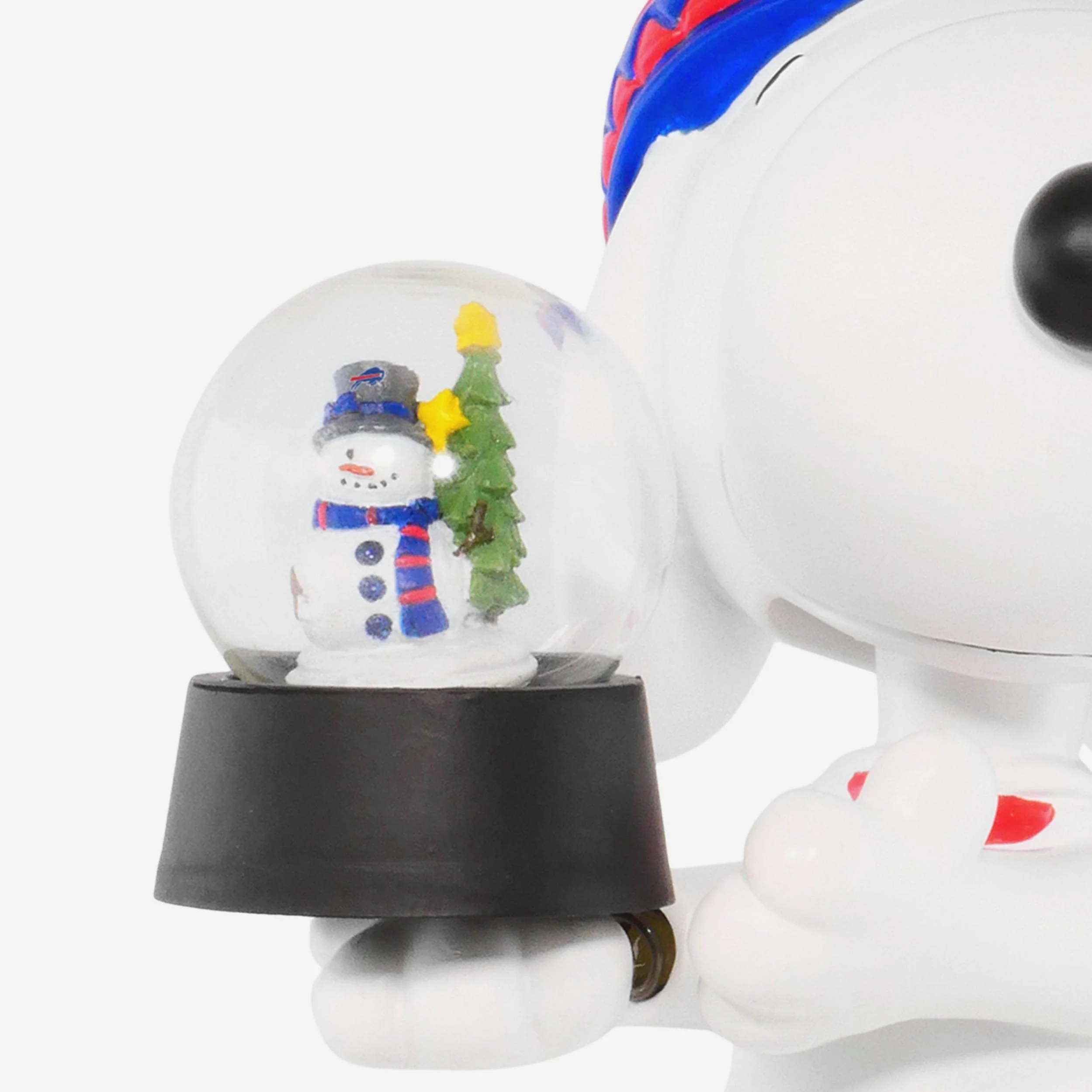 Buffalo Bills Snoopy Peanuts Snow Globe Bobblehead - Image 2