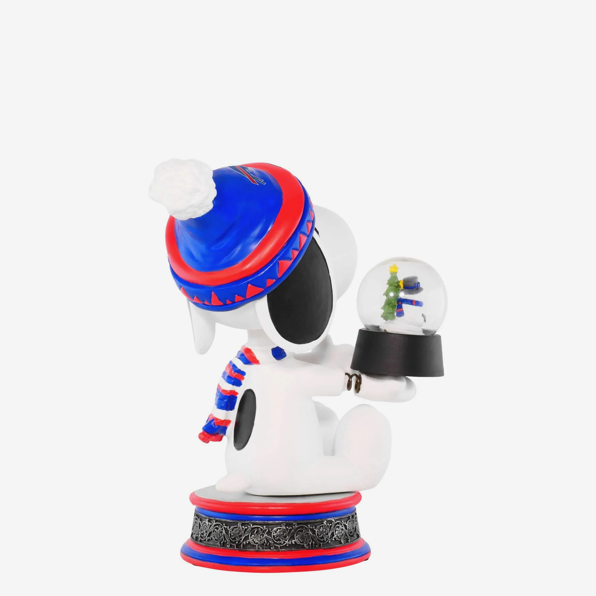 Buffalo Bills Snoopy Peanuts Snow Globe Bobblehead - Image 5