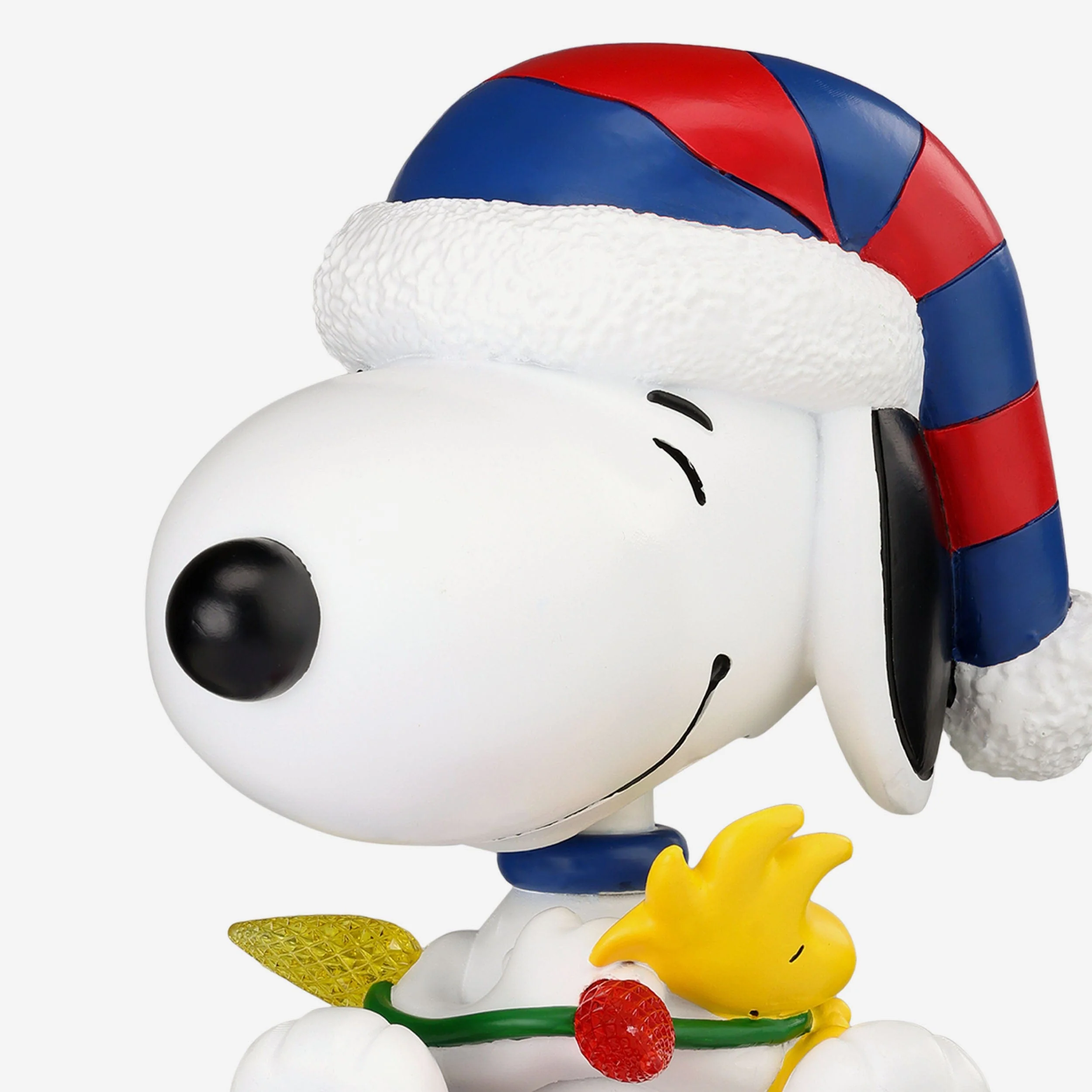 Buffalo Bills Snoopy & Woodstock Peanuts Christmas Light Up Bobblehead - Image 3
