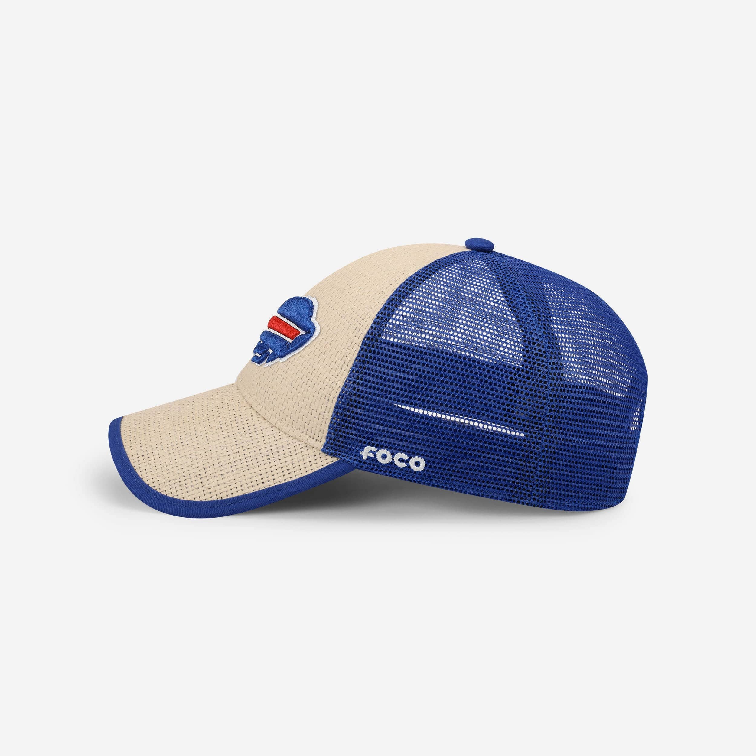 Buffalo Bills Straw Casual Trucker Cap - Image 2