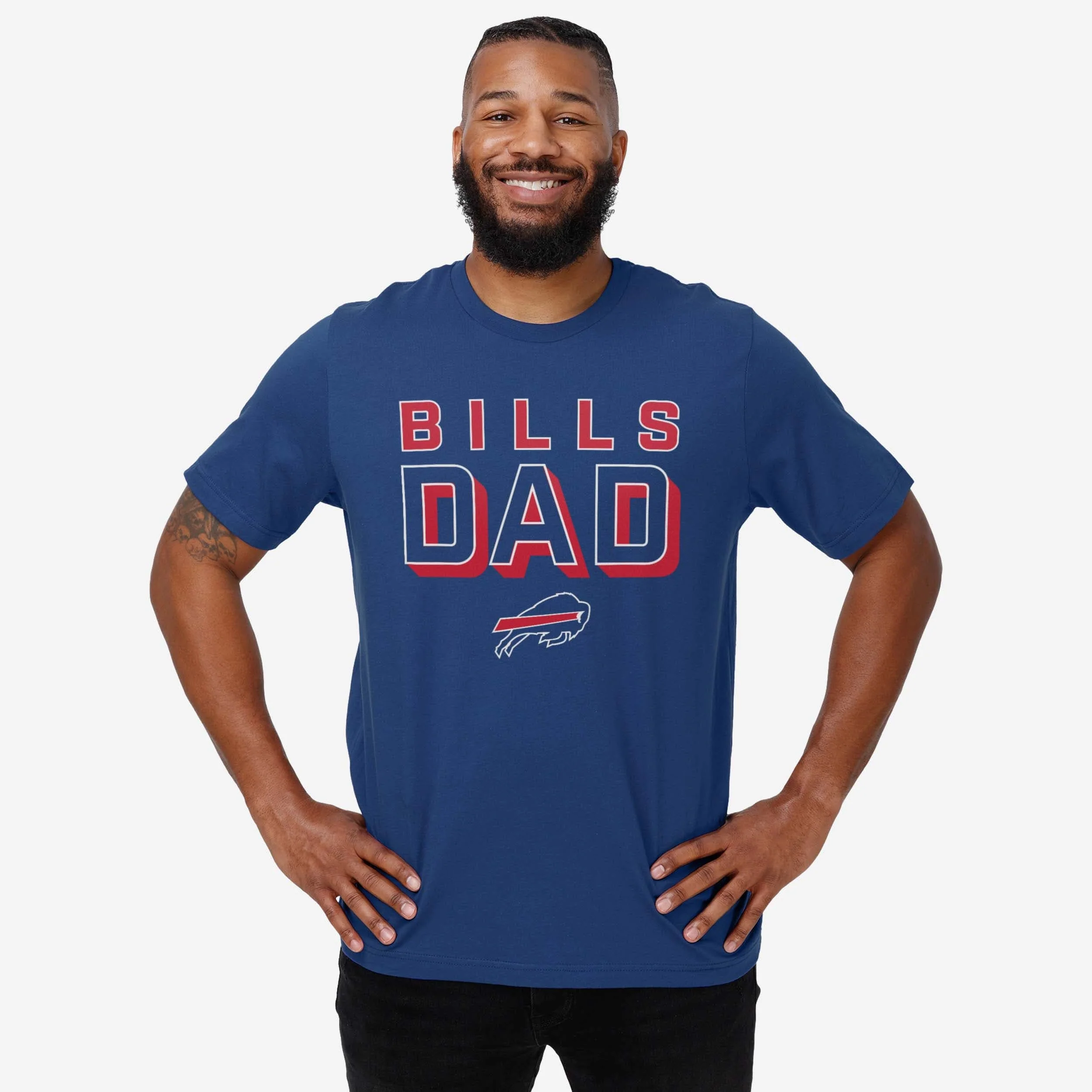 Buffalo Bills Team Dad T-Shirt - Image 2