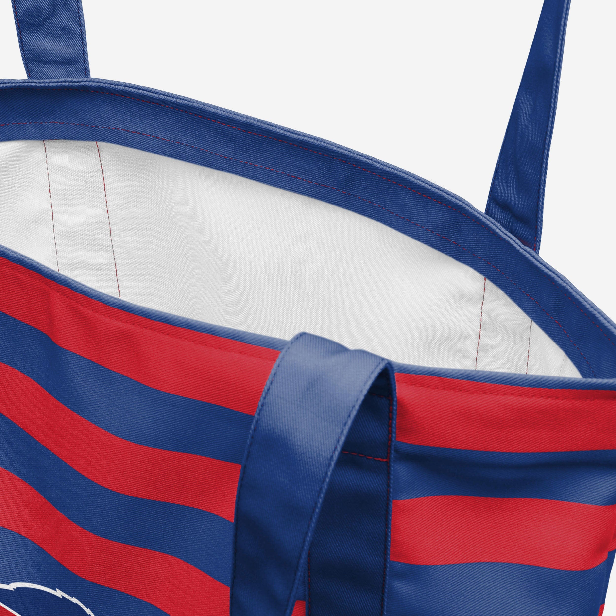 Buffalo Bills Team Stripe Canvas Tote Bag - Image 4
