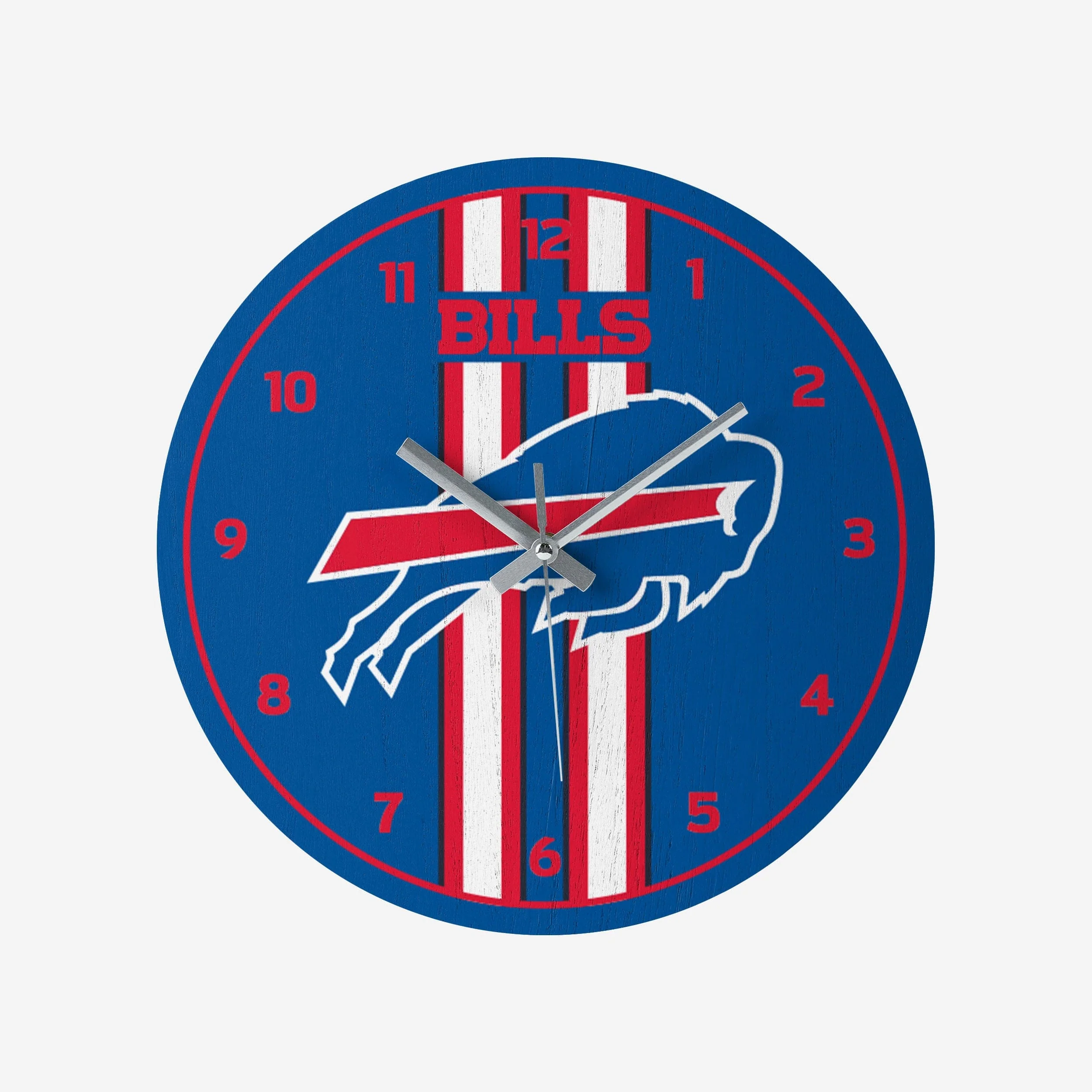 Buffalo Bills Team Stripe Clock
