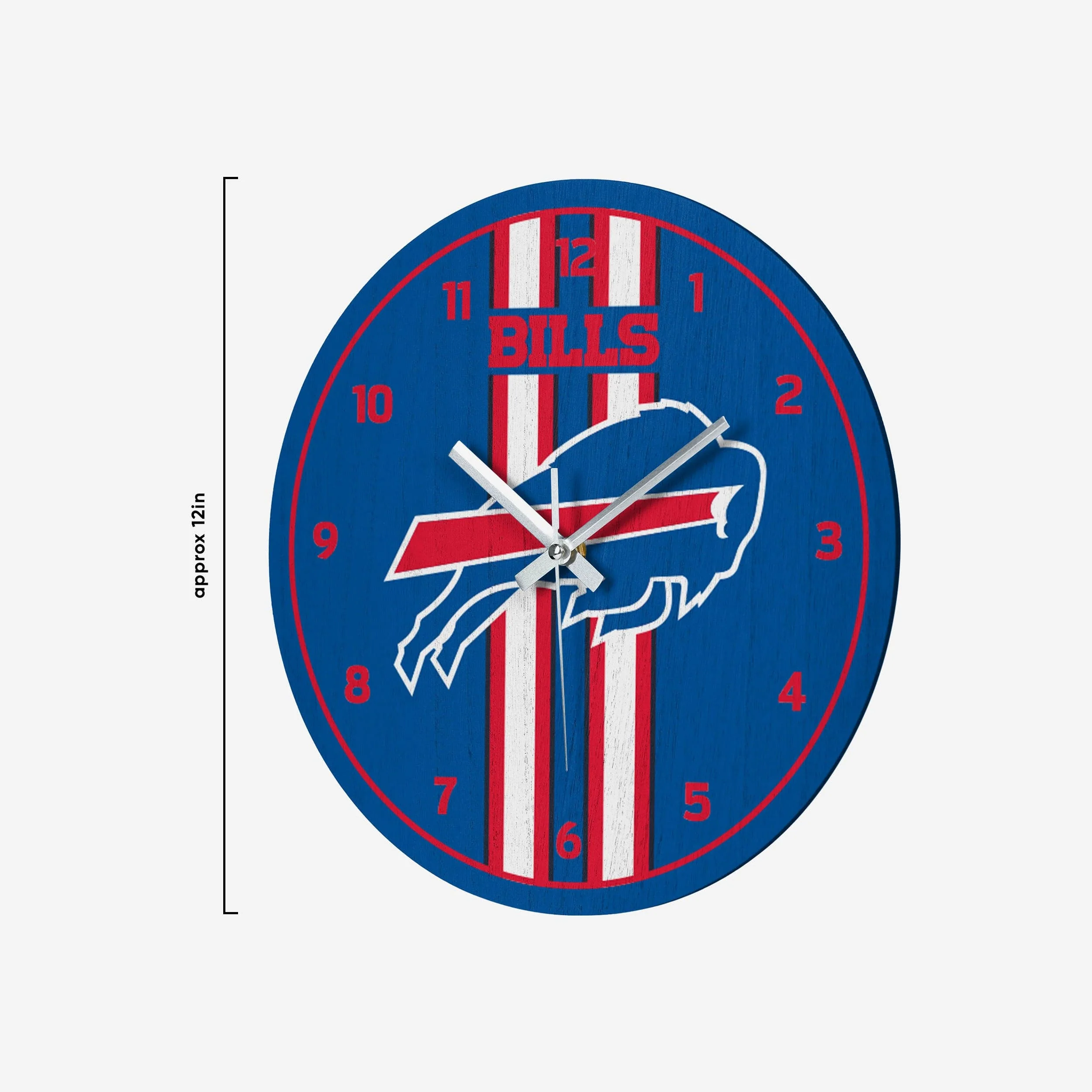 Buffalo Bills Team Stripe Clock - Image 2