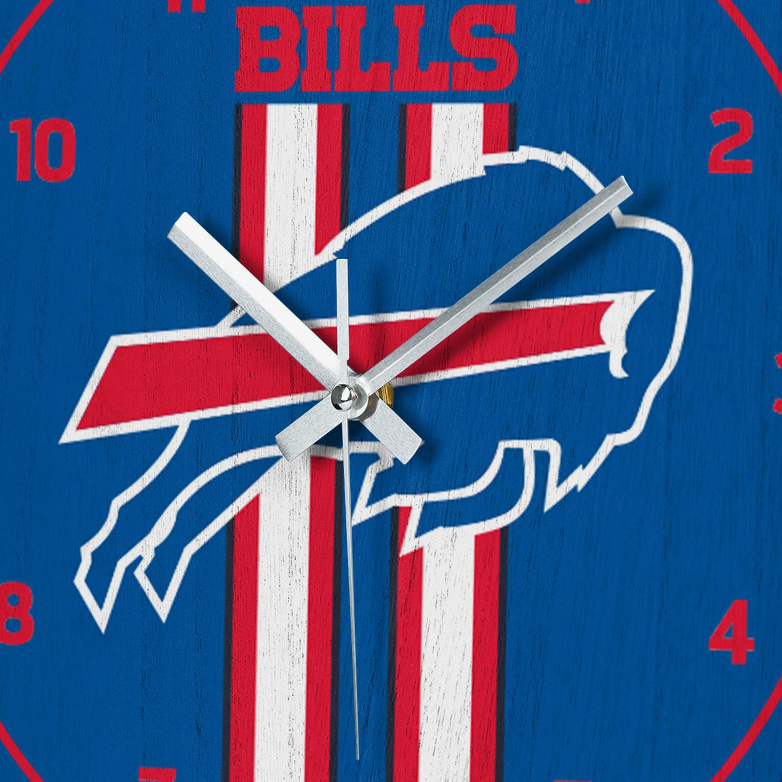 Buffalo Bills Team Stripe Clock - Image 3