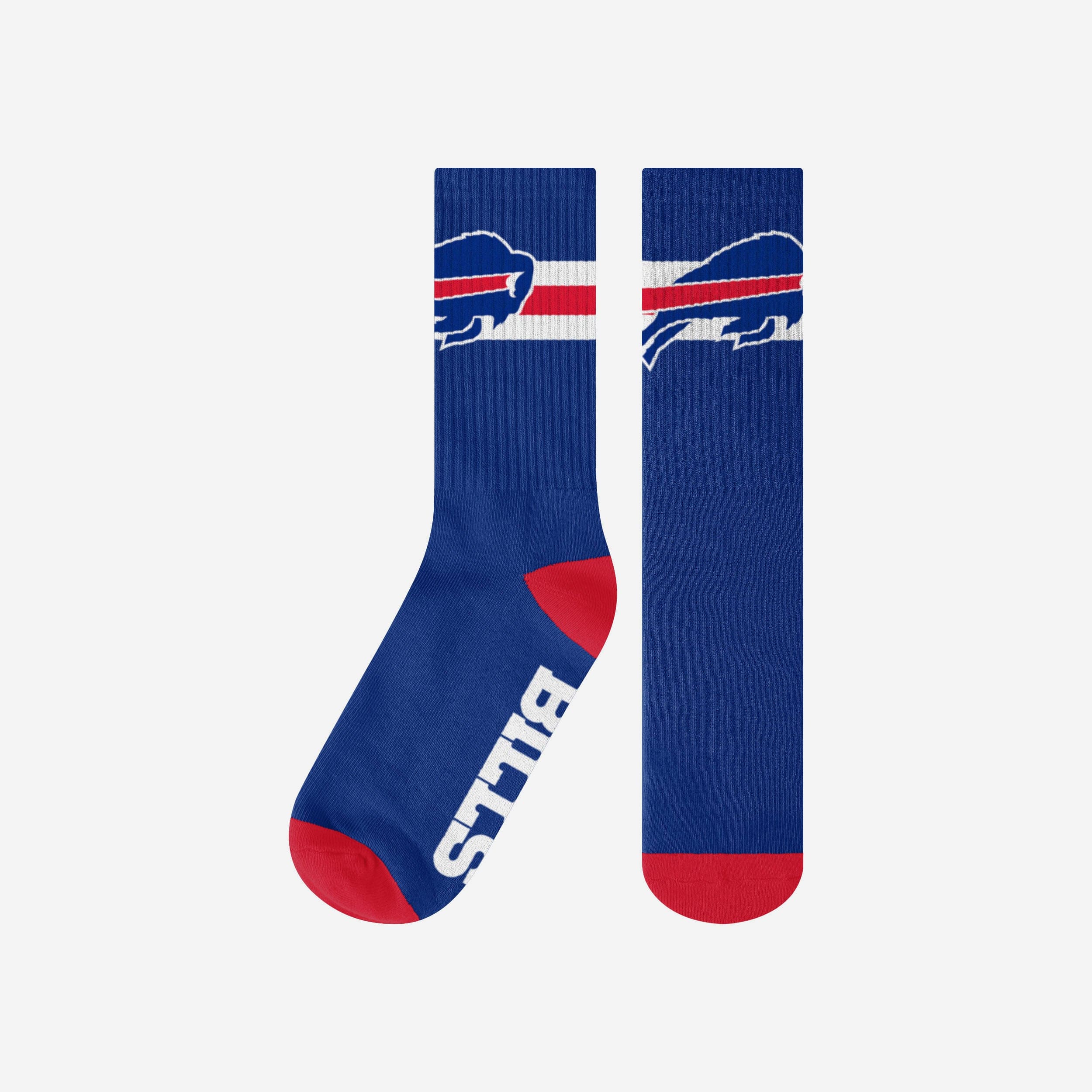 Buffalo Bills Team Stripe Crew Socks