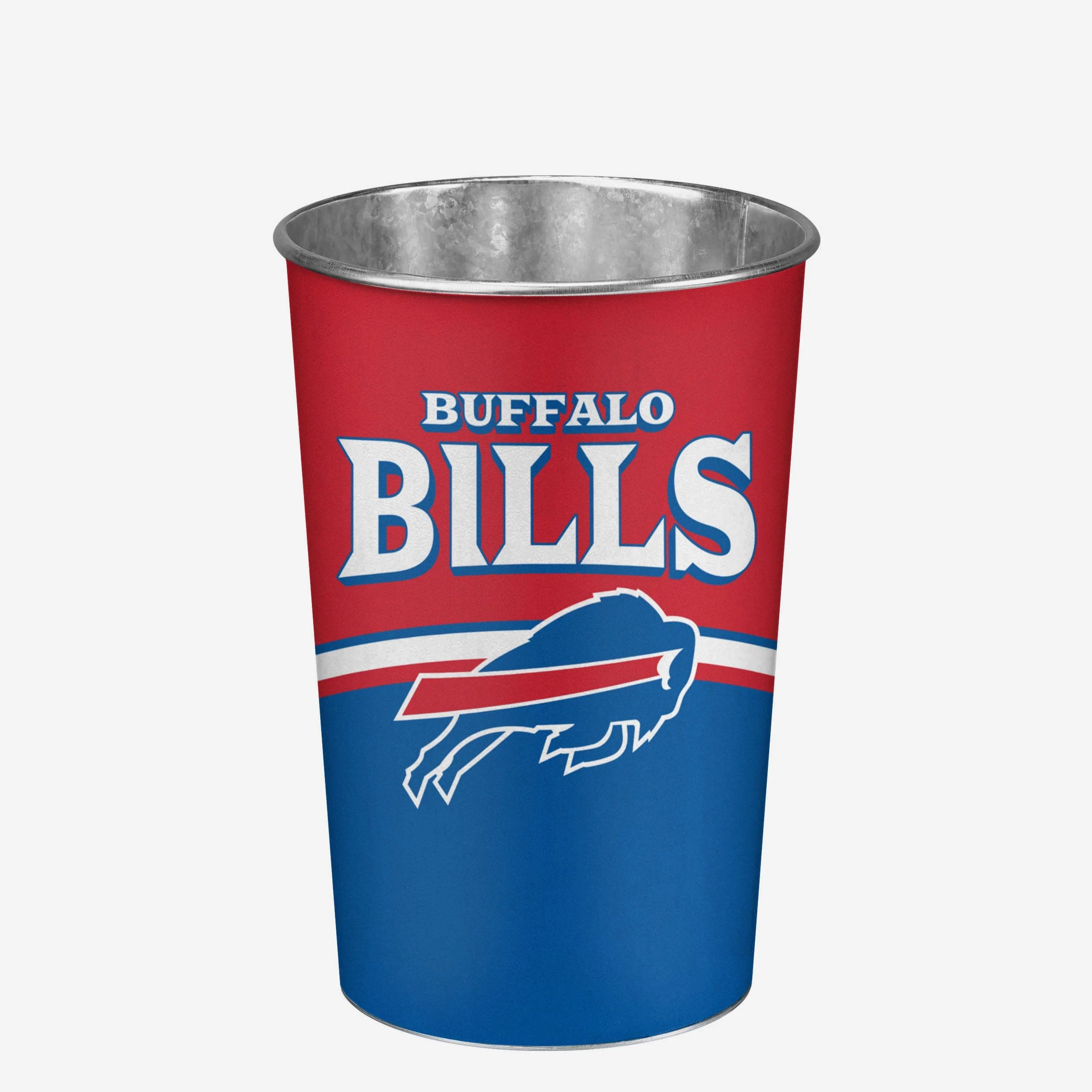 Buffalo Bills Team Stripe Trash Can