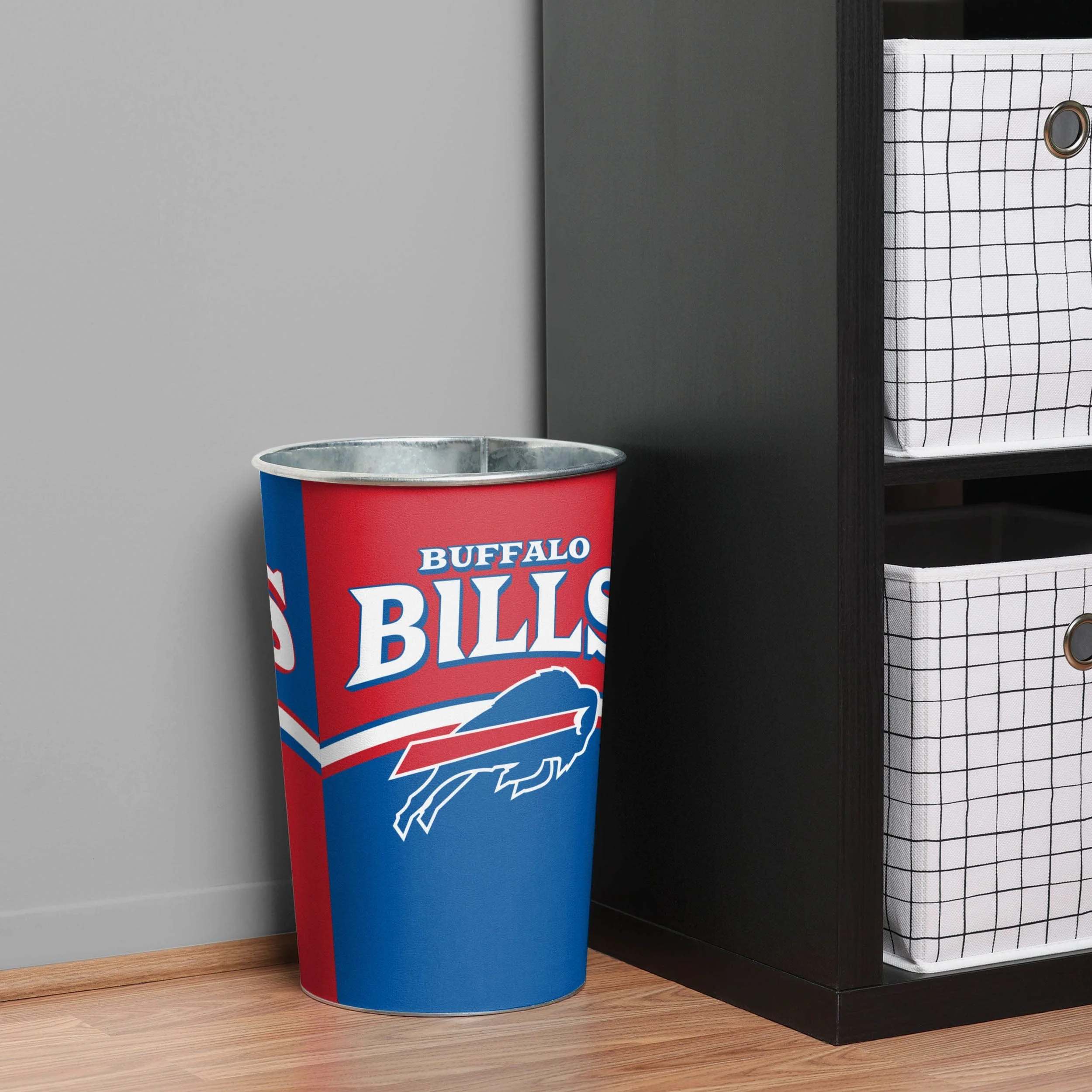 Buffalo Bills Team Stripe Trash Can - Image 2