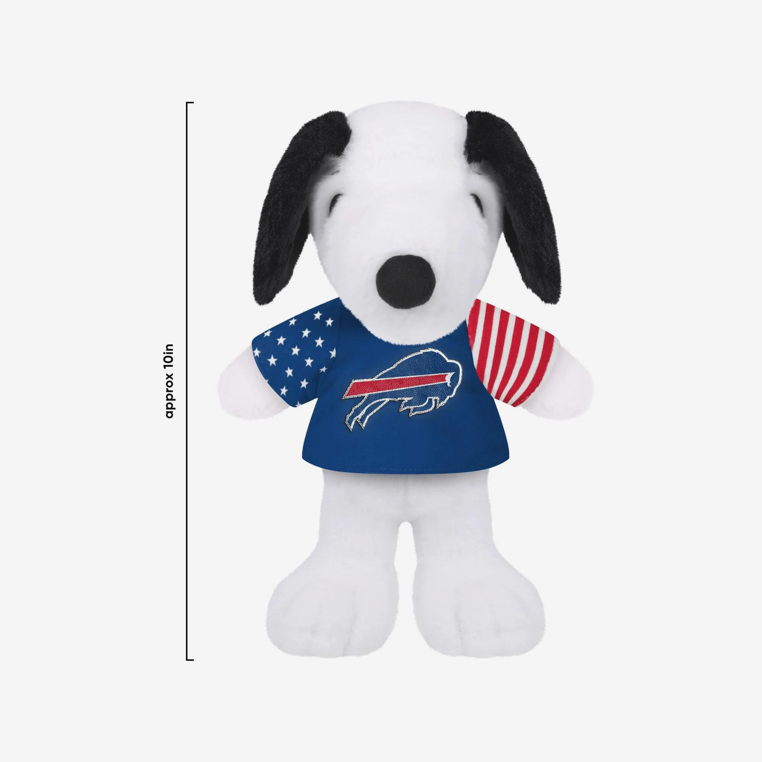 Buffalo Bills USA Flag Snoopy Peanuts Team Jersey Plush - Image 3