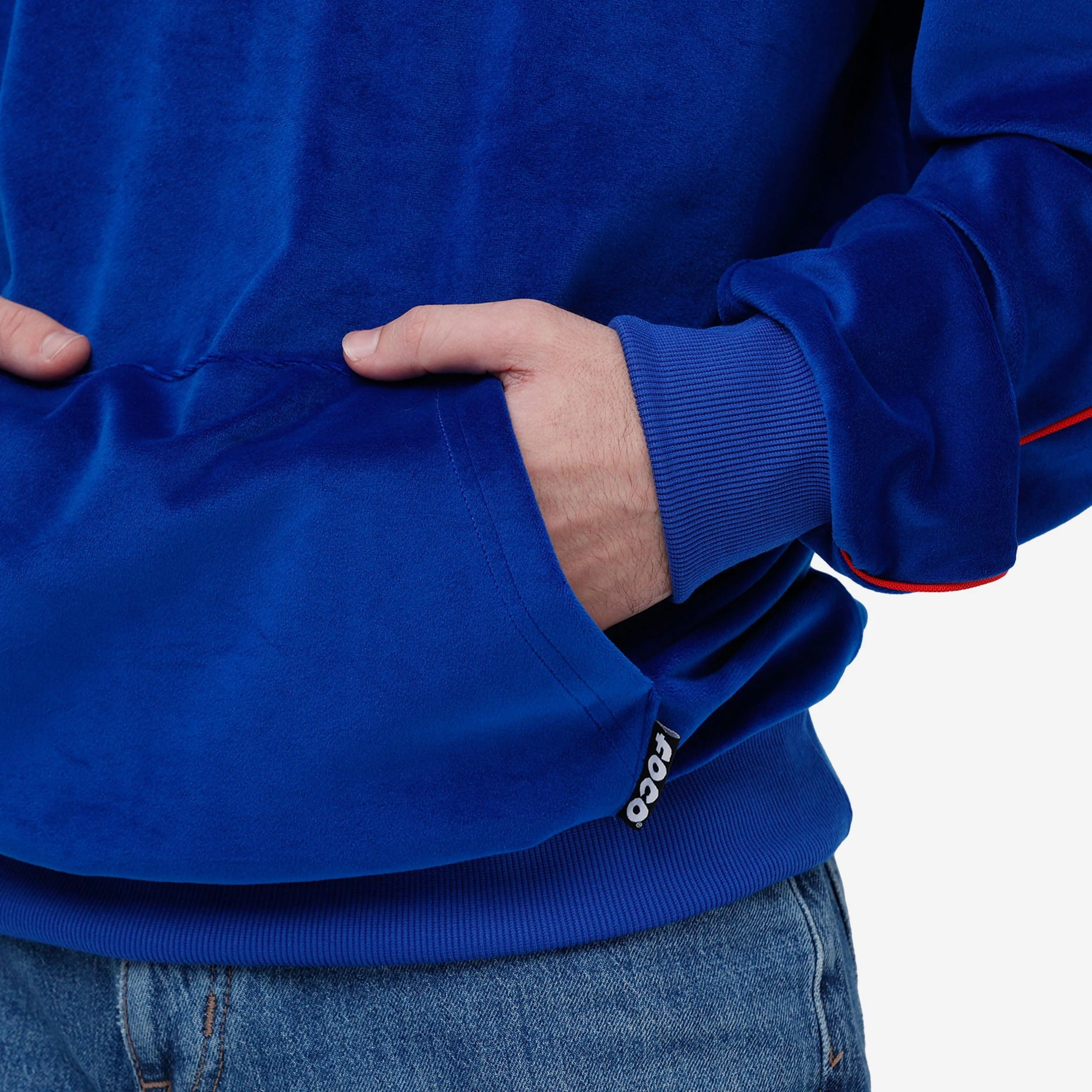 Buffalo Bills Velour Hooded Sweatshirt - Image 3