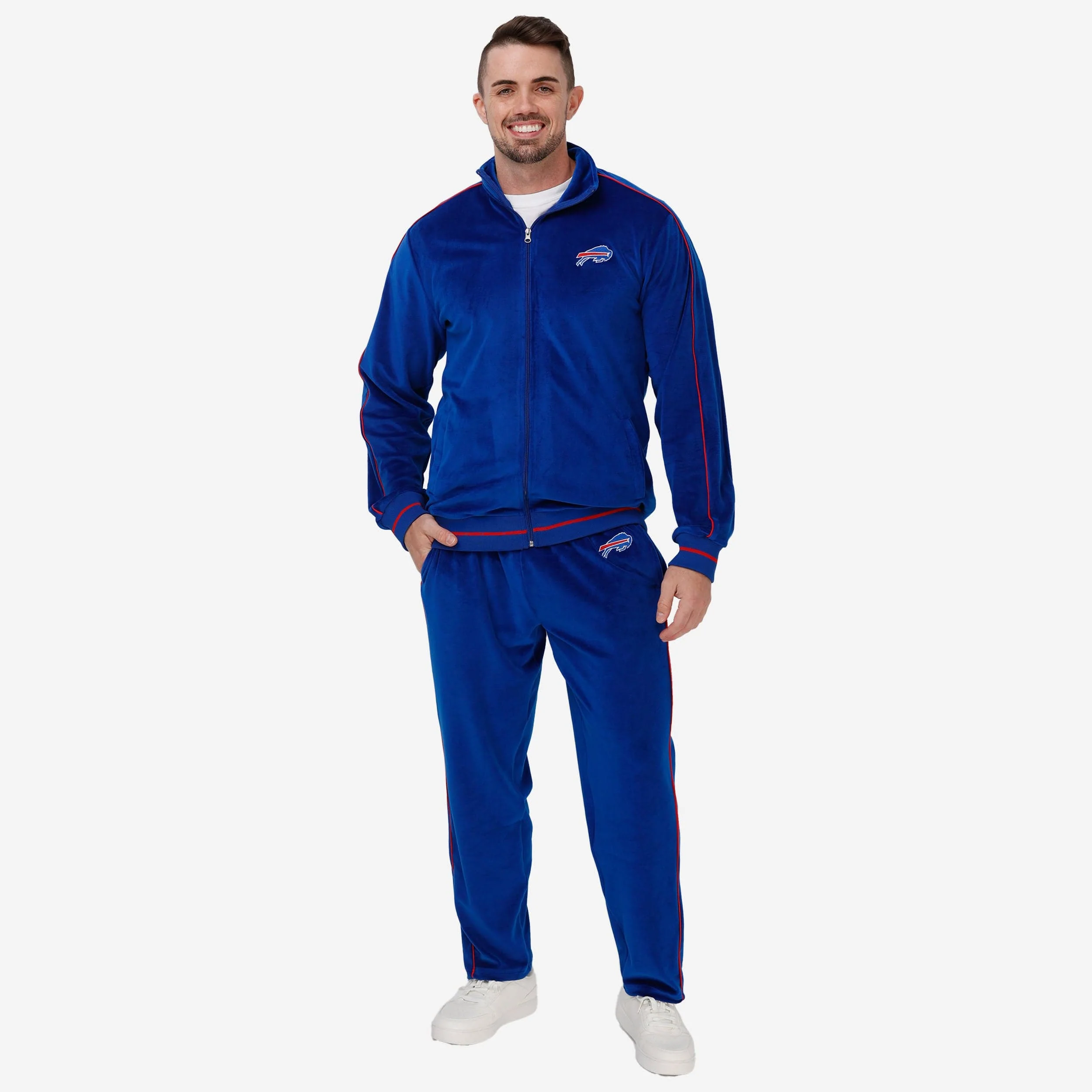 Buffalo Bills Velour Zip Up Top - Image 5