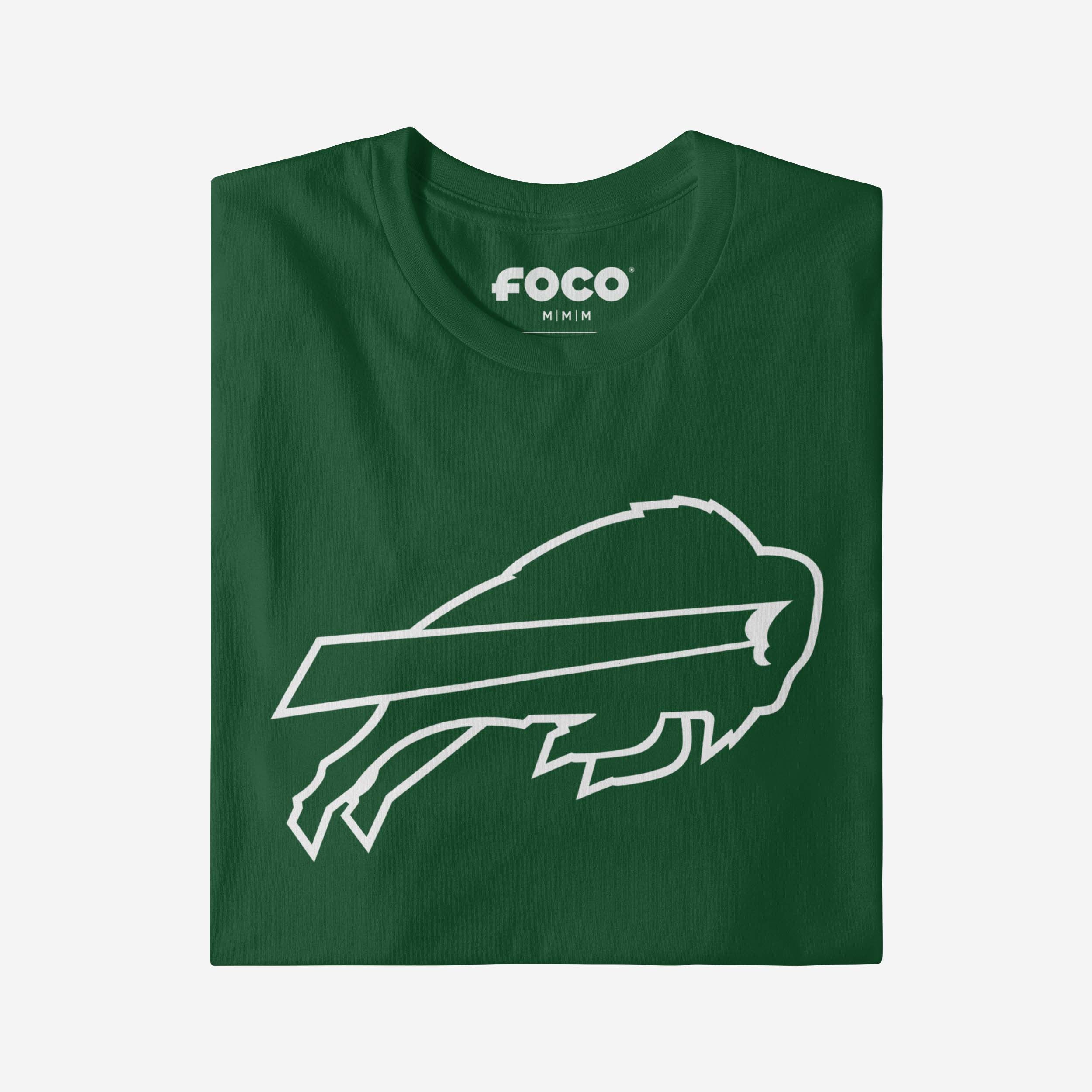 Buffalo Bills White Logo T-Shirt - Image 3