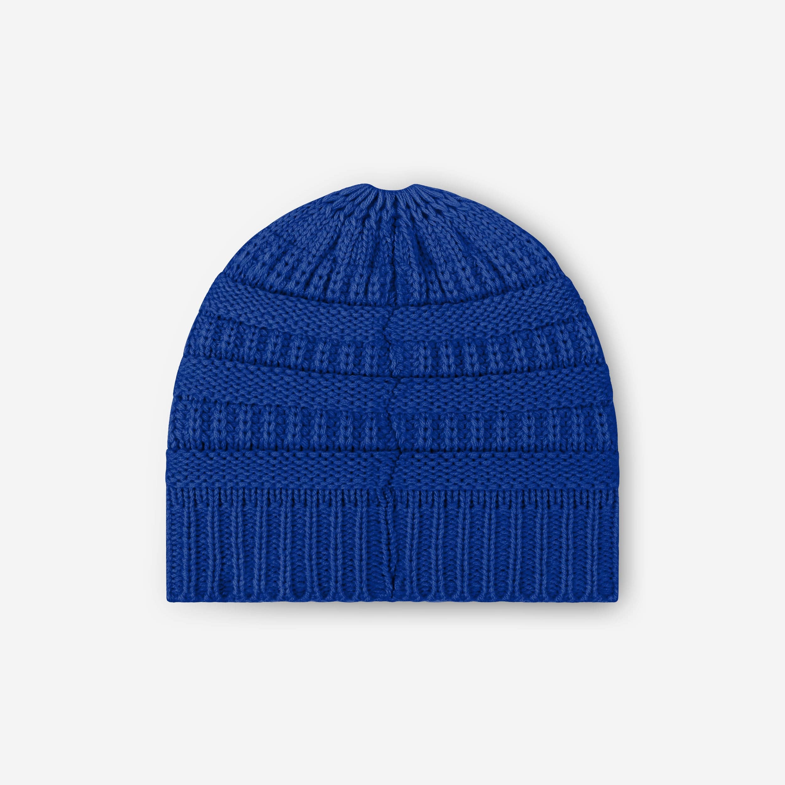 Buffalo Bills Womens Solid Ponytail Beanie - Image 2
