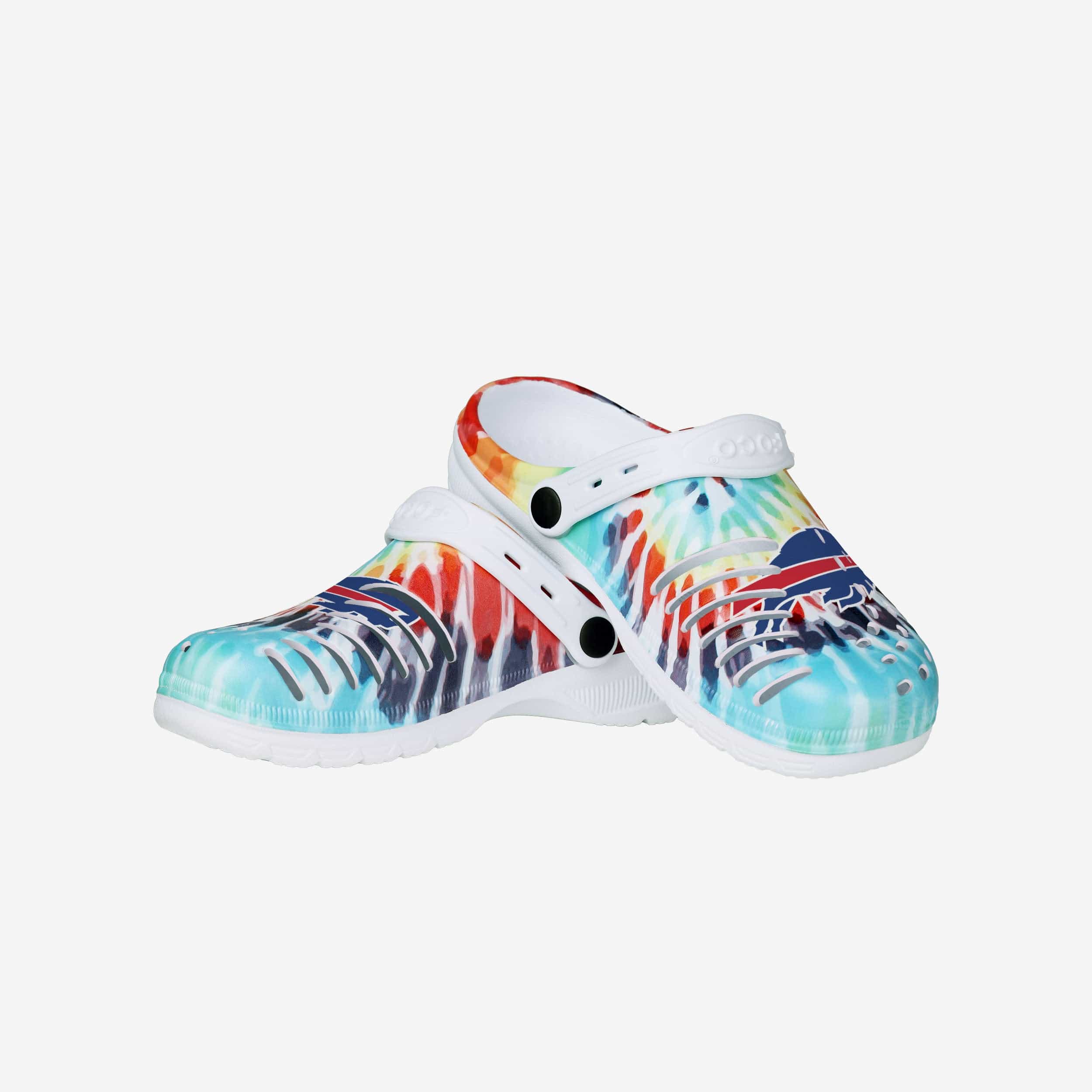 Buffalo Bills Womens Tie-Dye Clog With Strap - Image 3