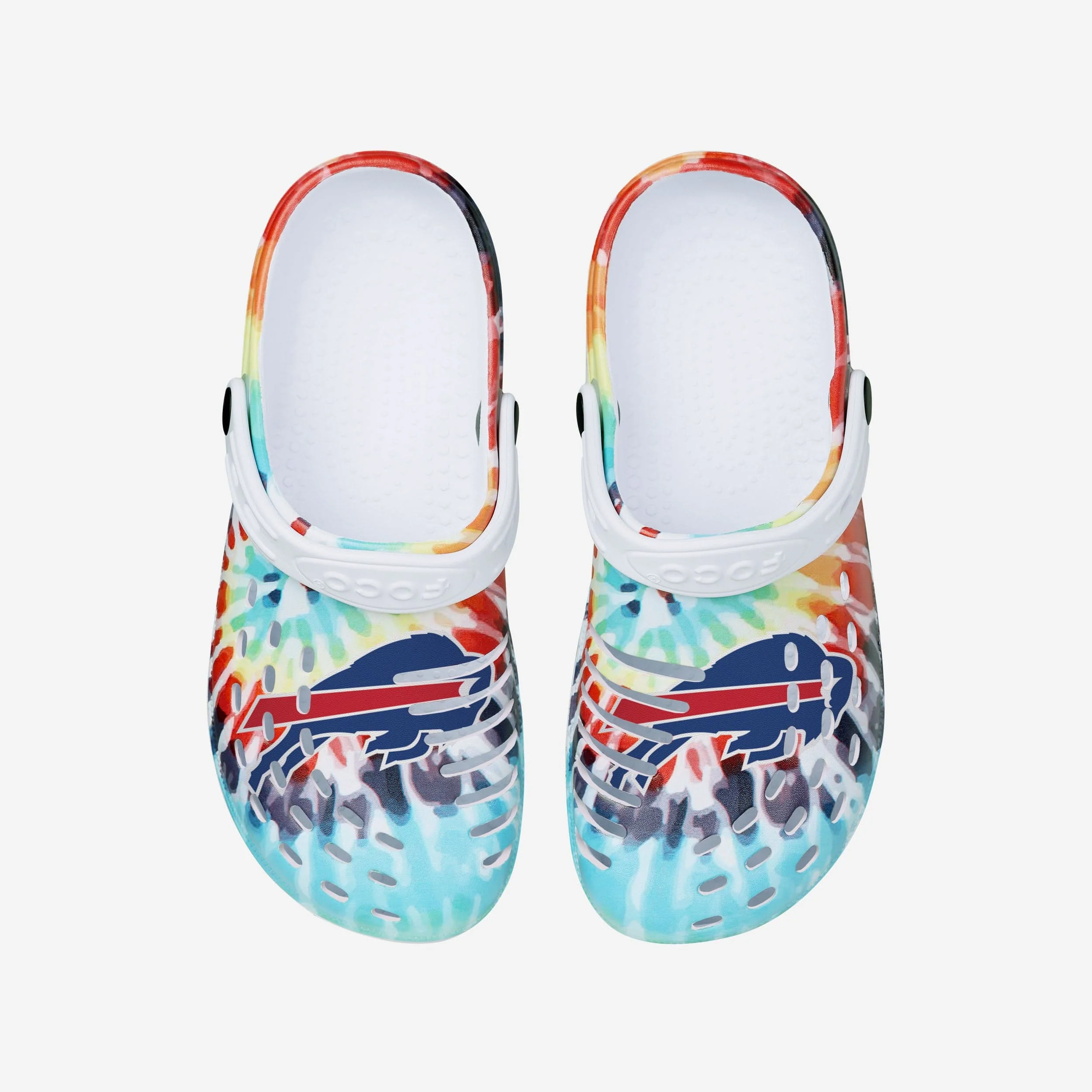 Buffalo Bills Womens Tie-Dye Clog With Strap - Image 4