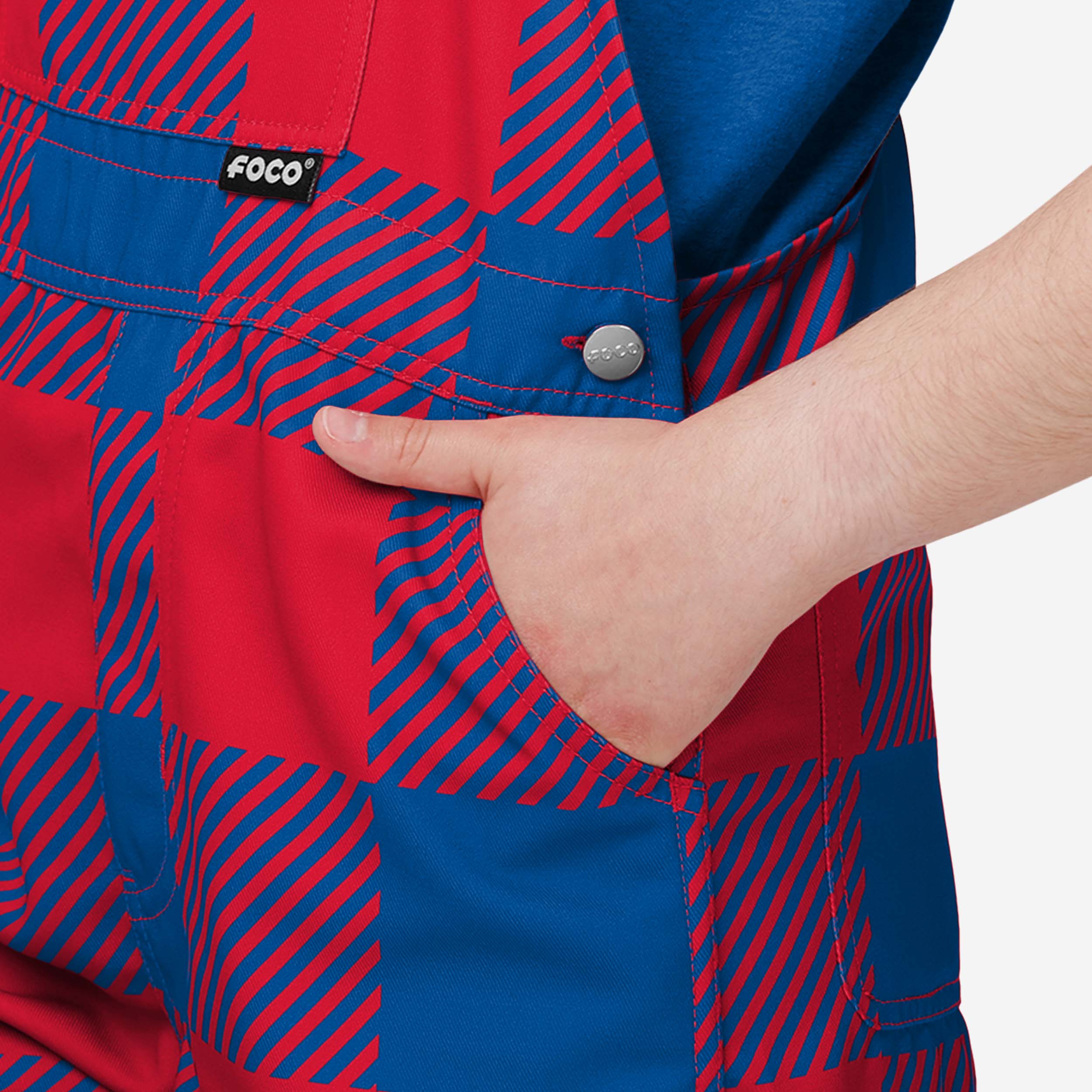 Buffalo Bills Youth Plaid Bib Overalls - Image 5