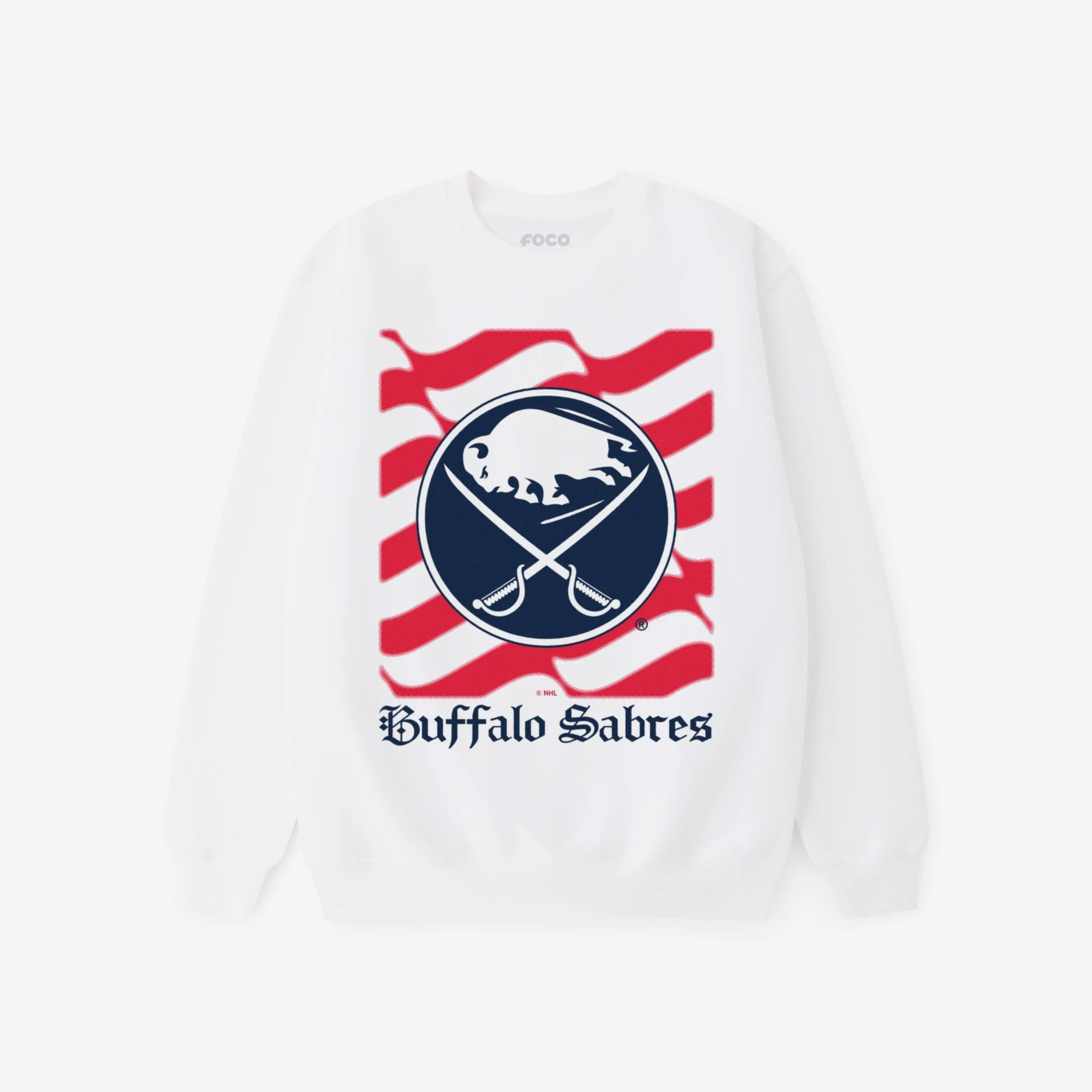 Buffalo Sabres American Heritage Wordmark Crew Neck Sweatshirt