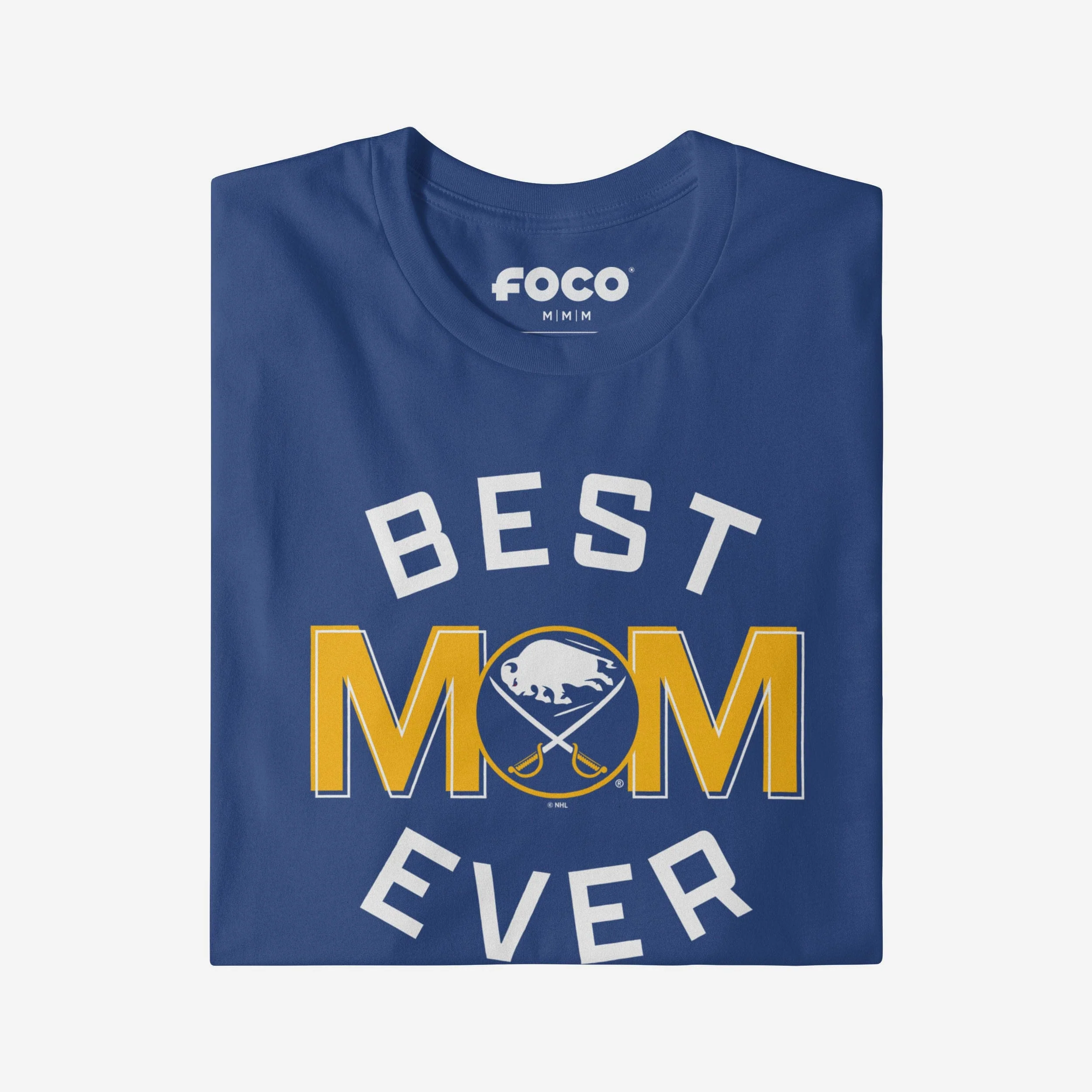 Buffalo Sabres Best Mom Ever Arched T-Shirt - Image 3