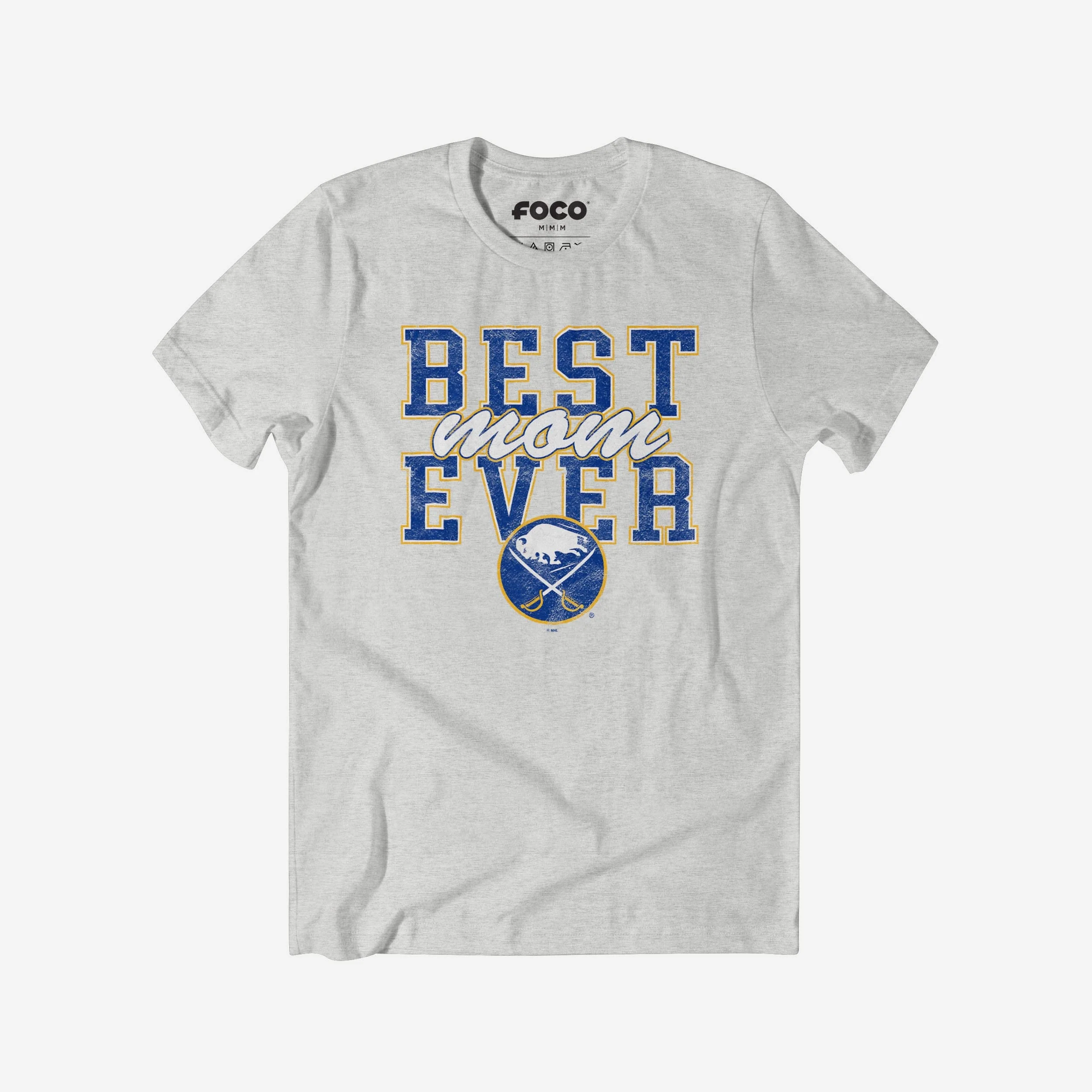 Buffalo Sabres Best Mom Ever Stacked T-Shirt