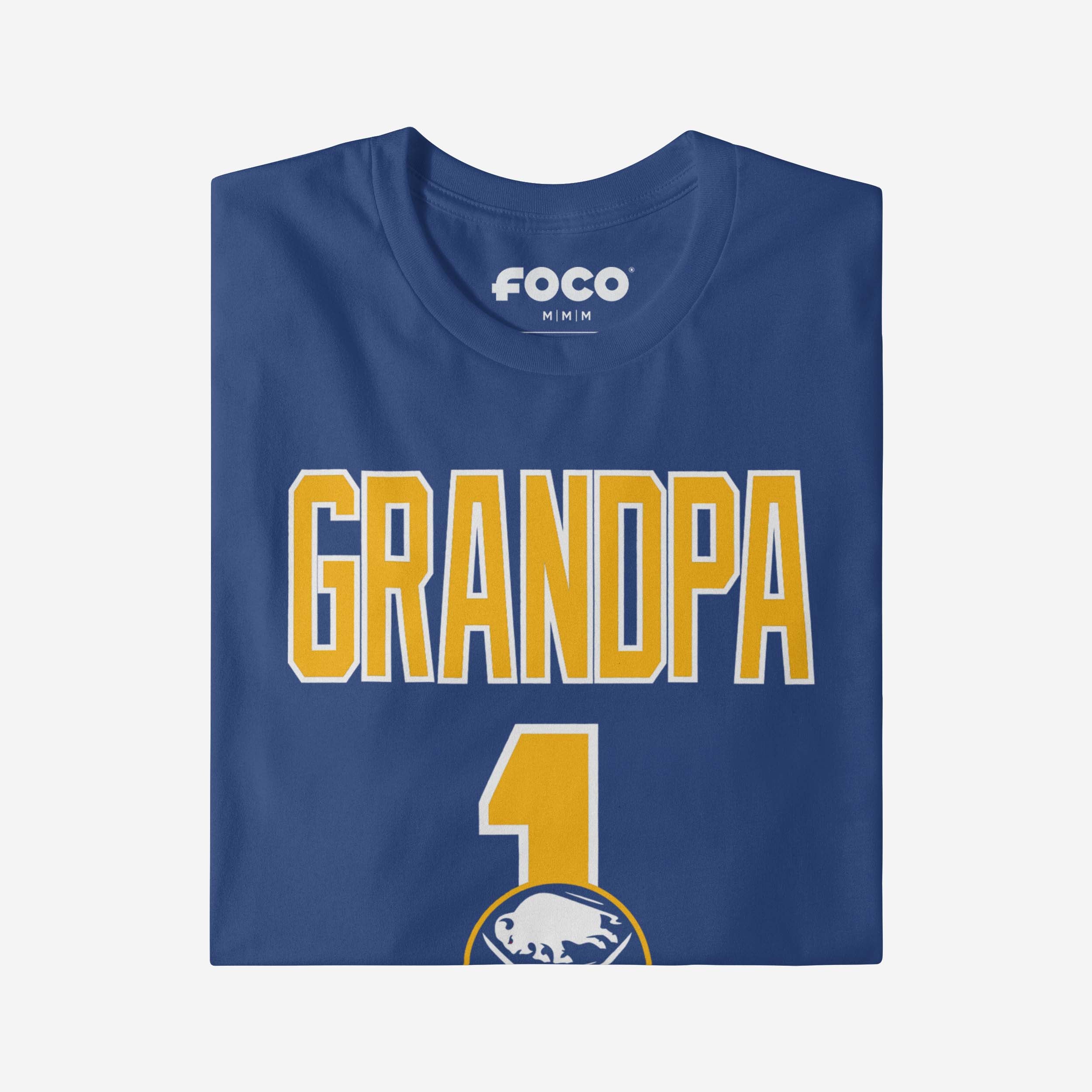 Buffalo Sabres Number 1 Grandpa T-Shirt - Image 3