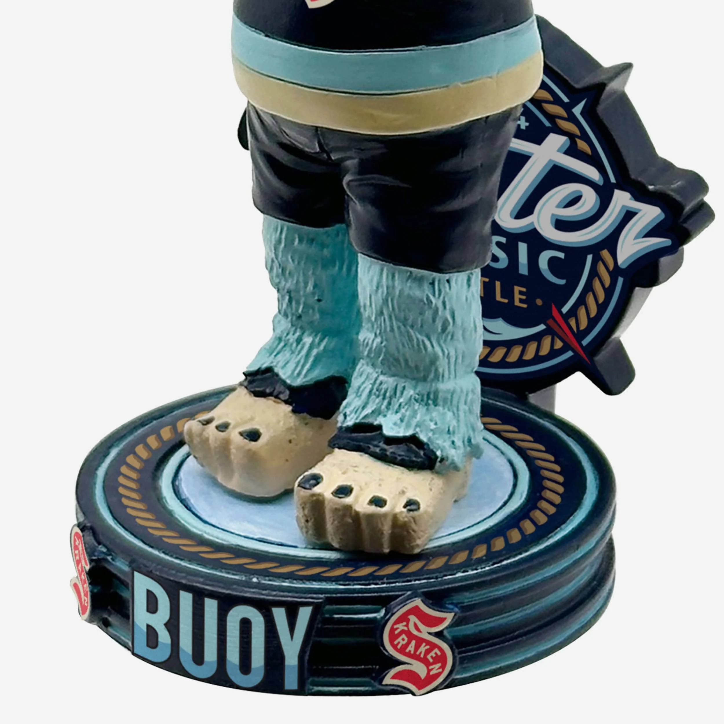 Buoy Seattle Kraken 2024 Winter Classic Mascot Bobblehead - Image 3