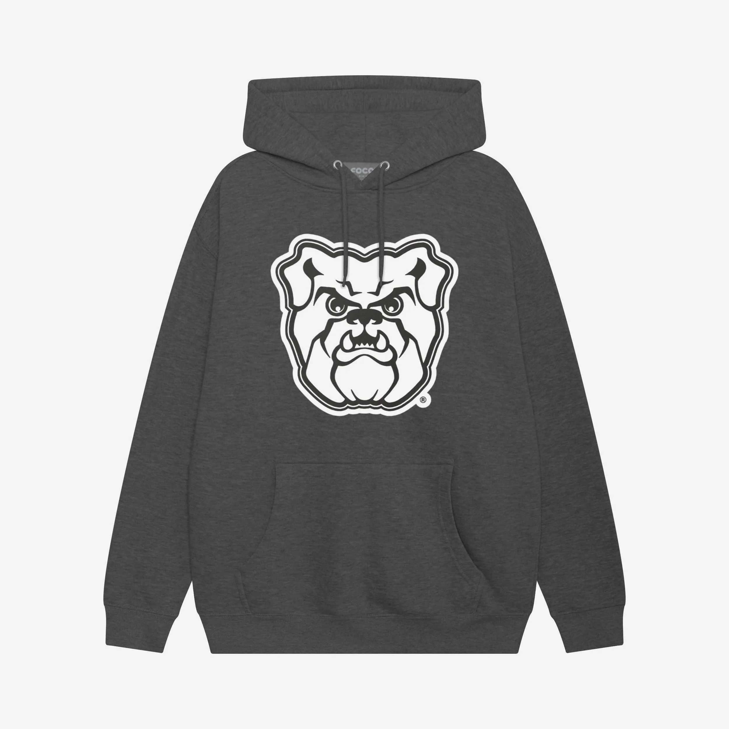 Butler Bulldogs Black & White Primary Logo Hoodie