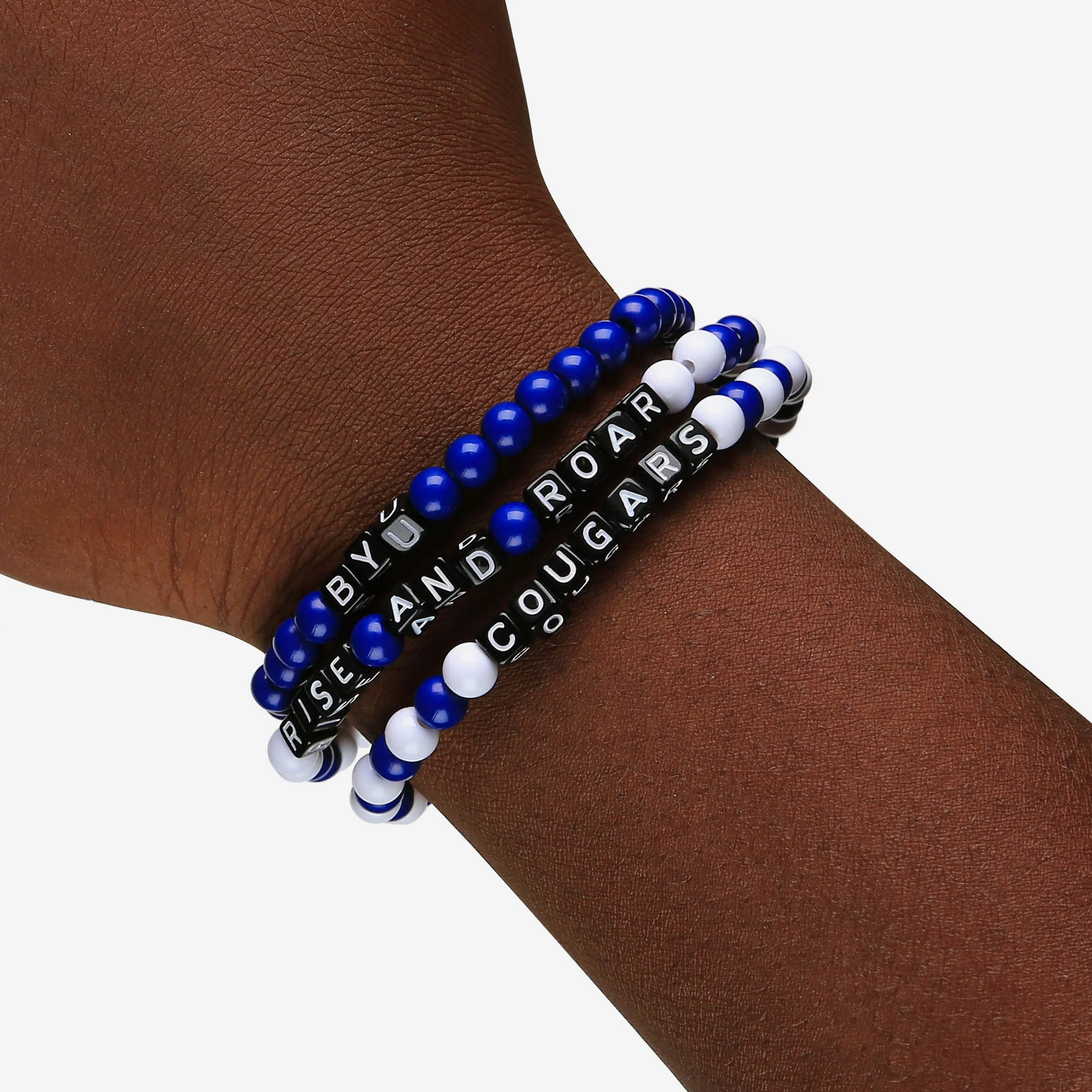 BYU Cougars 3 Pack Beaded Friendship Bracelet - Image 4