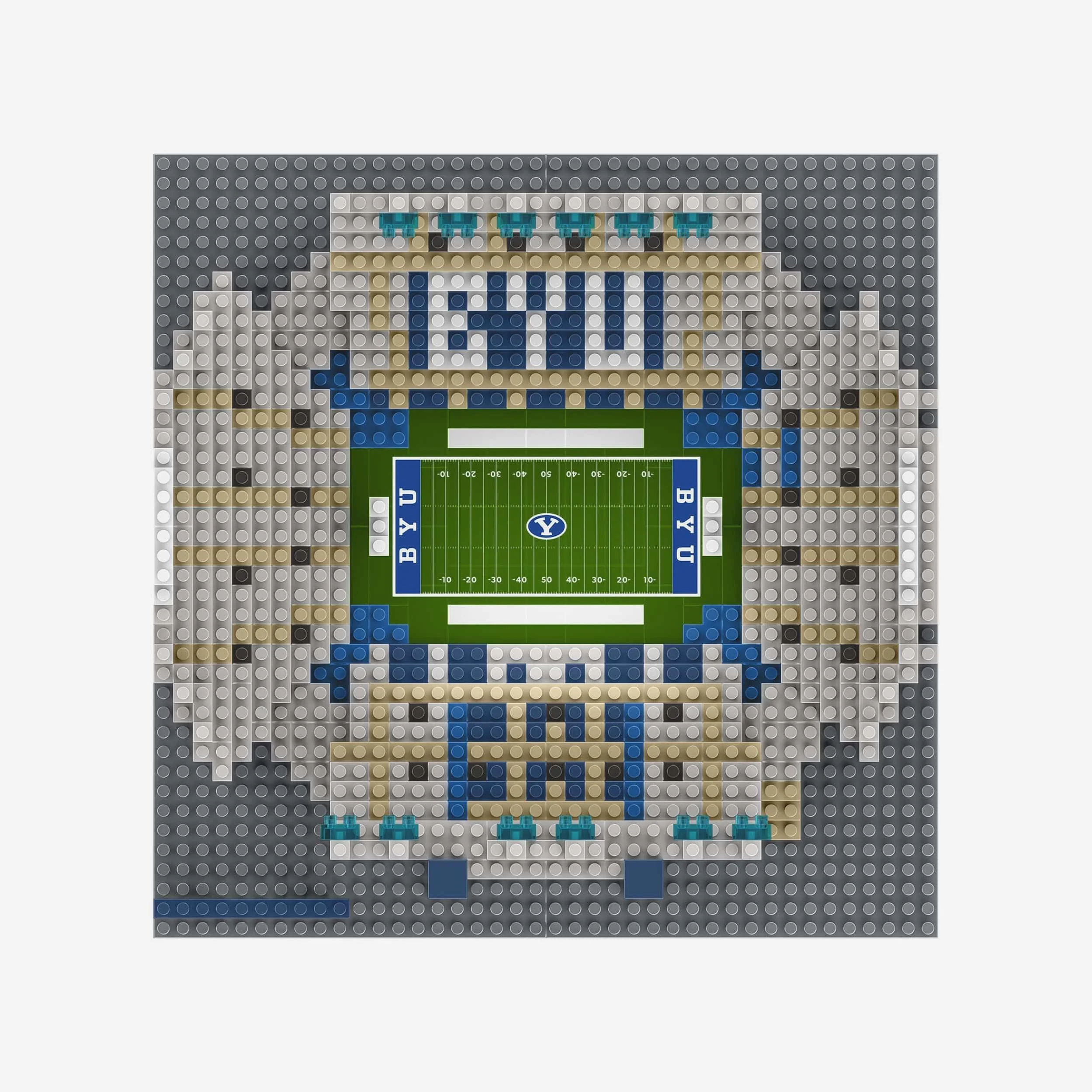 BYU Cougars LaVell Edwards Stadium Mini BRXLZ Stadium - Image 7